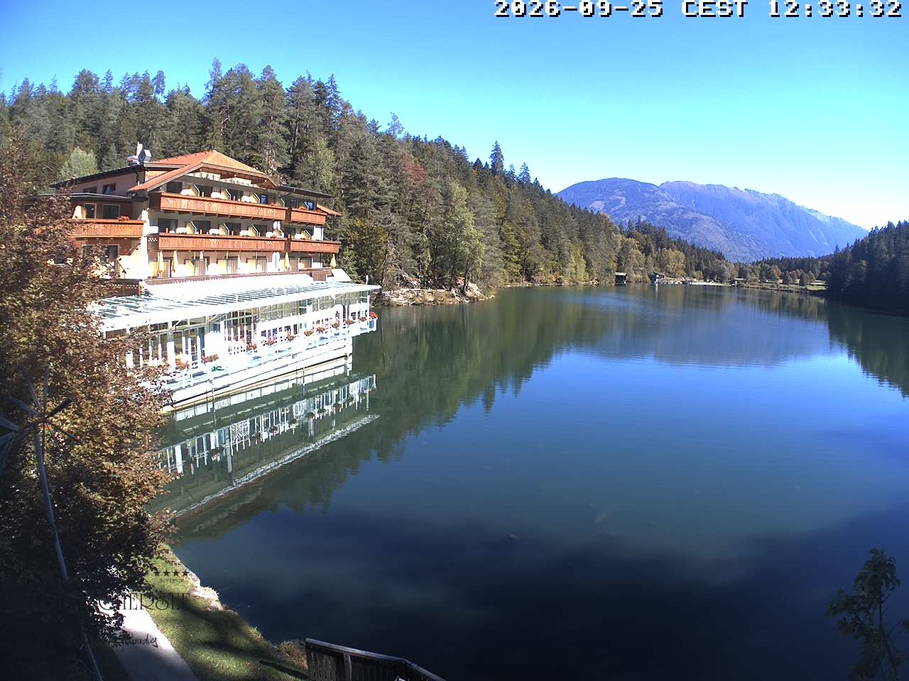 Archiv Foto Webcam Blick über den Tristachersee
