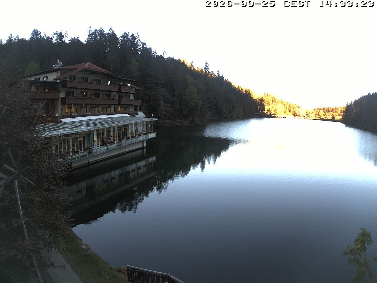 Archiv Foto Webcam Blick über den Tristachersee