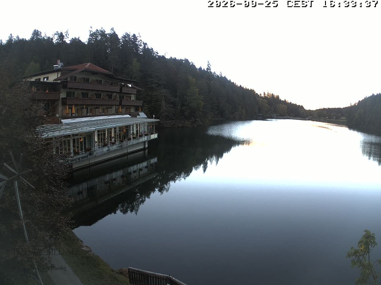 Archiv Foto Webcam Blick über den Tristachersee