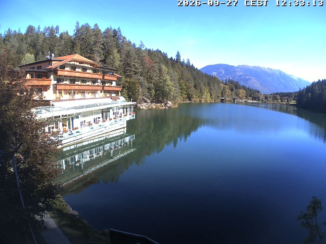 Archiv Foto Webcam Blick über den Tristachersee
