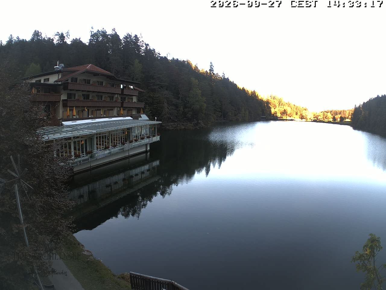 Archiv Foto Webcam Blick über den Tristachersee