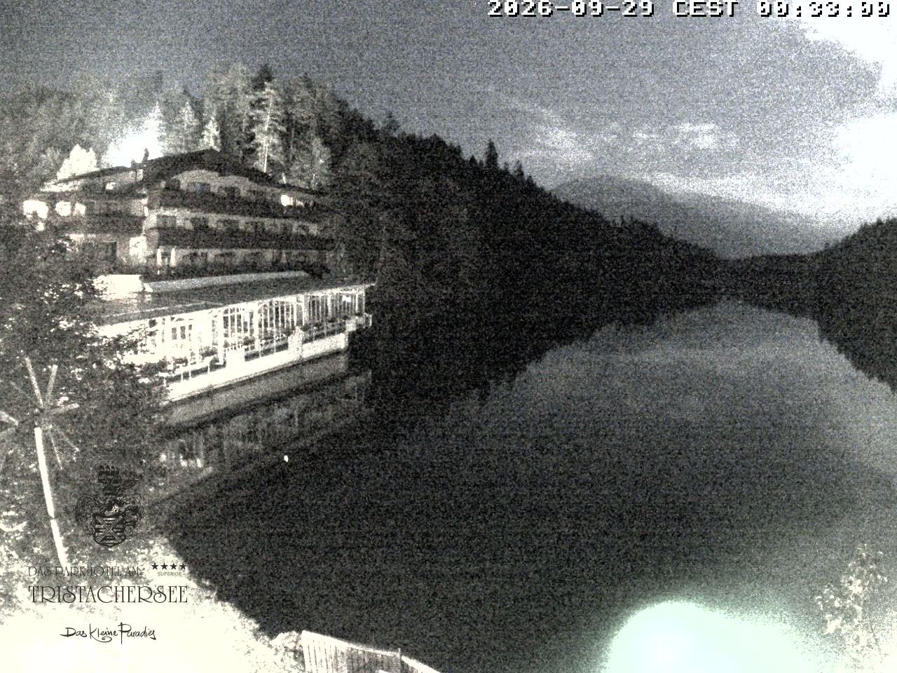 Archiv Foto Webcam Blick über den Tristachersee