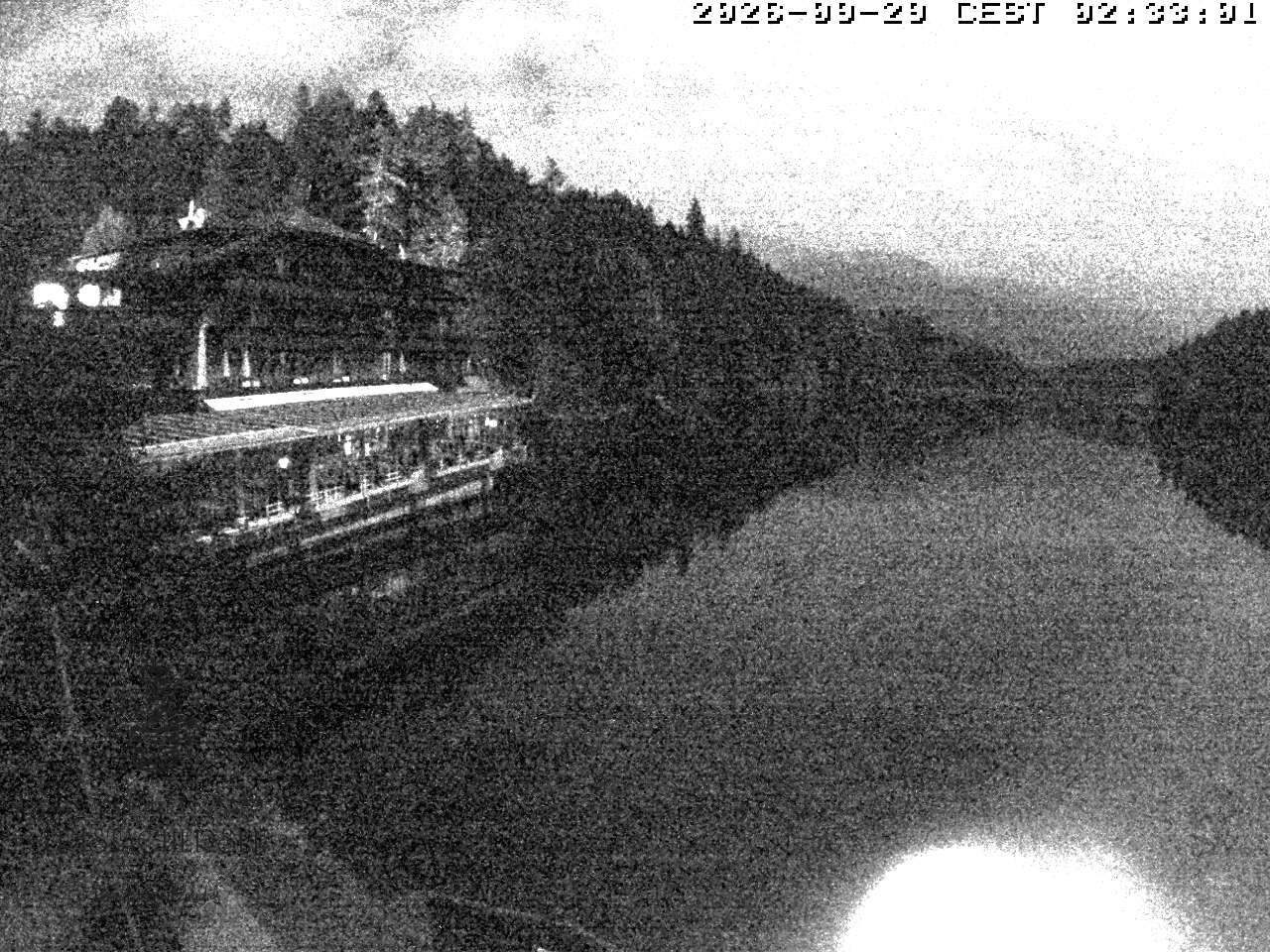 Archiv Foto Webcam Blick über den Tristachersee
