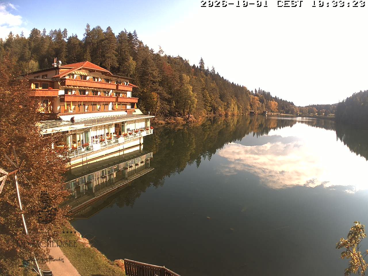 Archiv Foto Webcam Blick über den Tristachersee