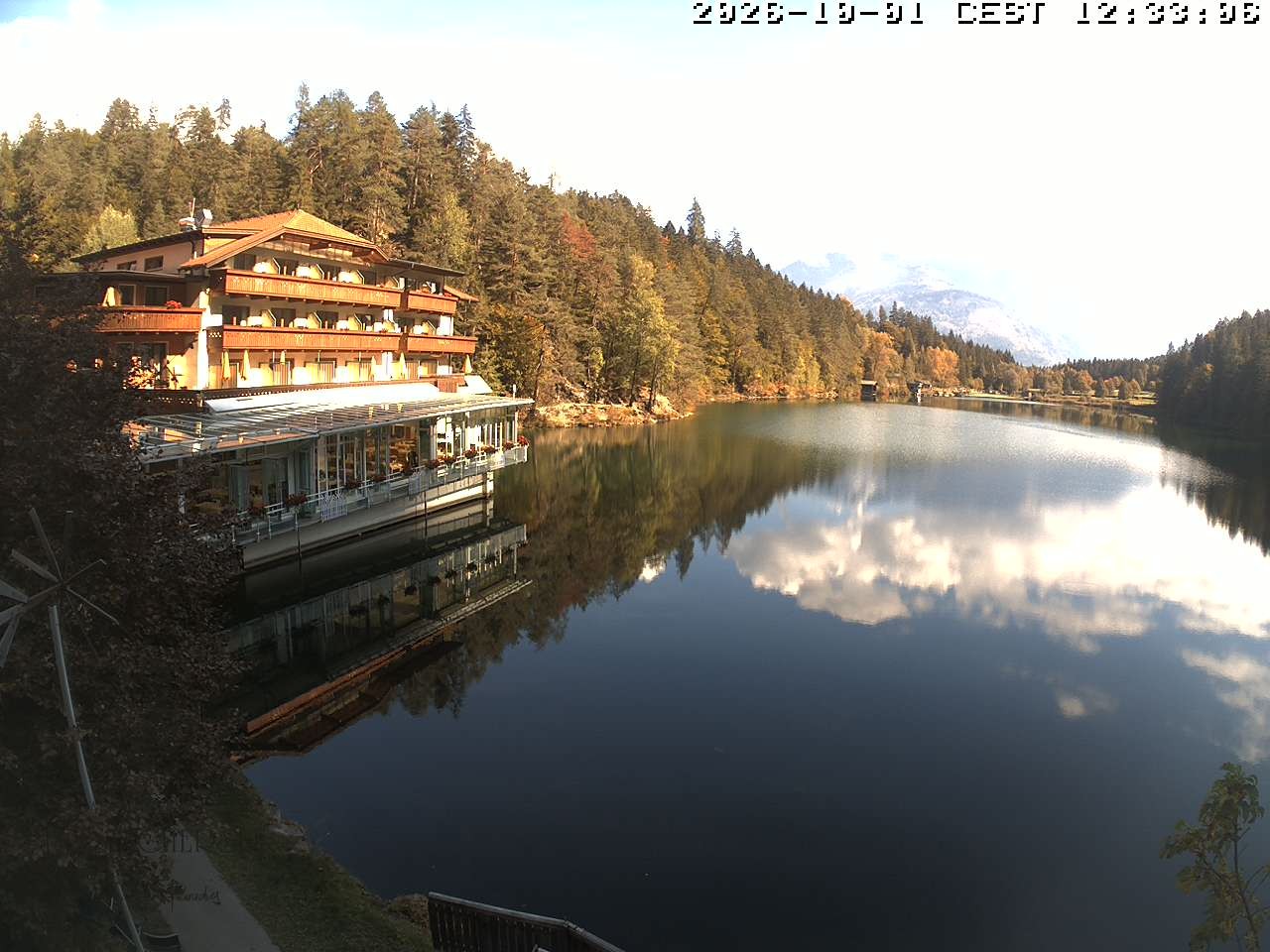 Archiv Foto Webcam Blick über den Tristachersee
