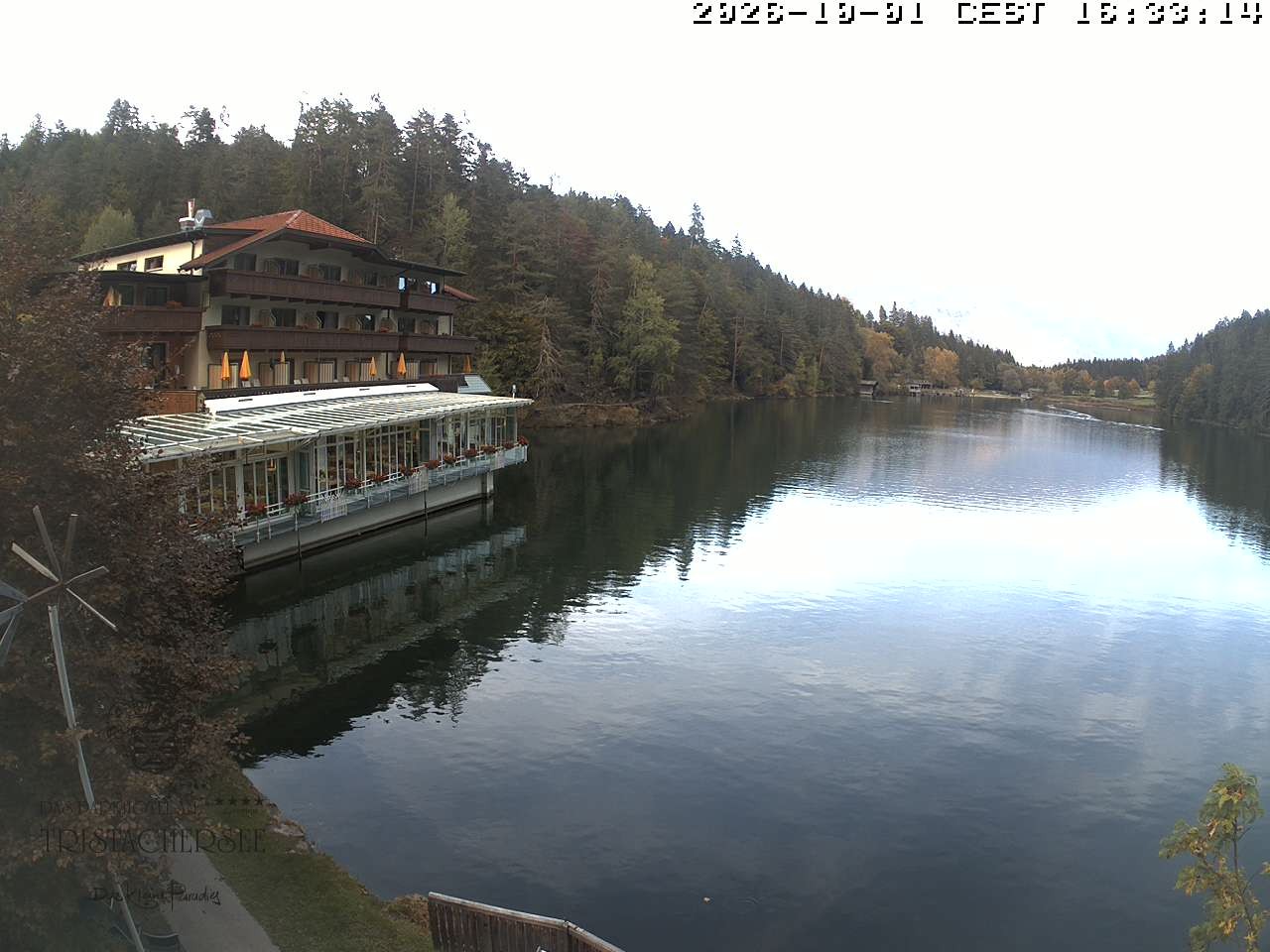 Archiv Foto Webcam Blick über den Tristachersee