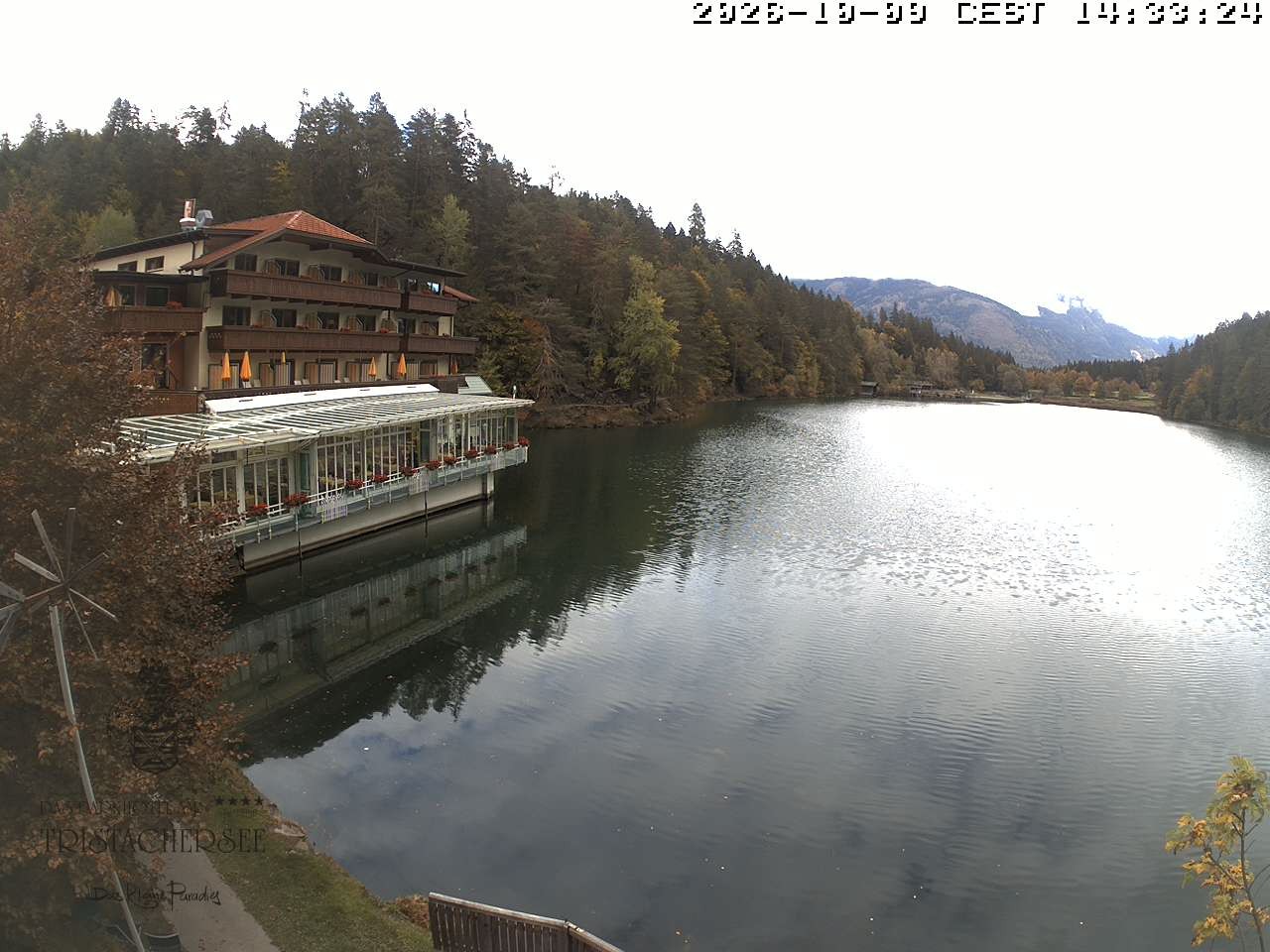 Archiv Foto Webcam Blick über den Tristachersee