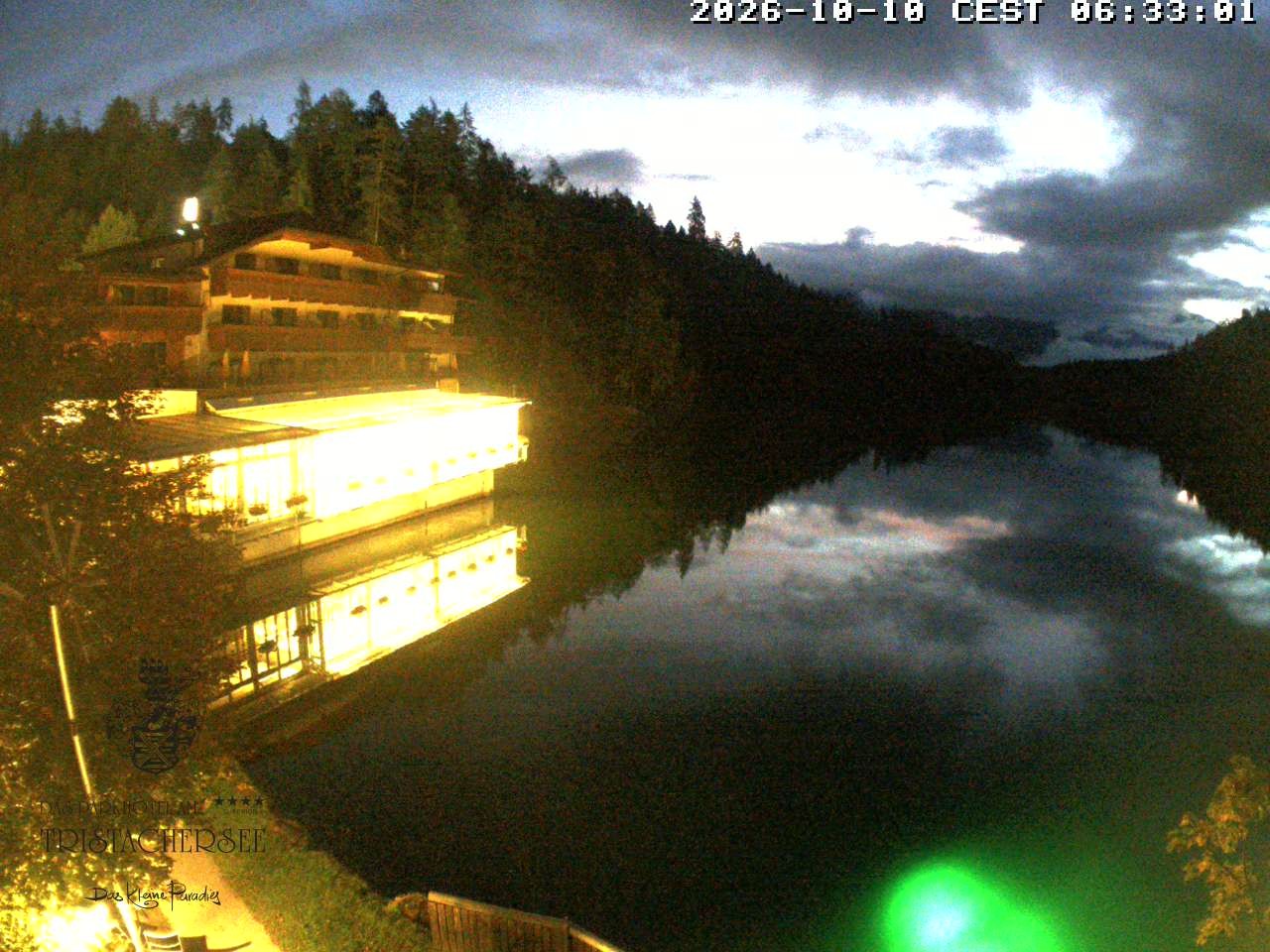 Archiv Foto Webcam Blick über den Tristachersee
