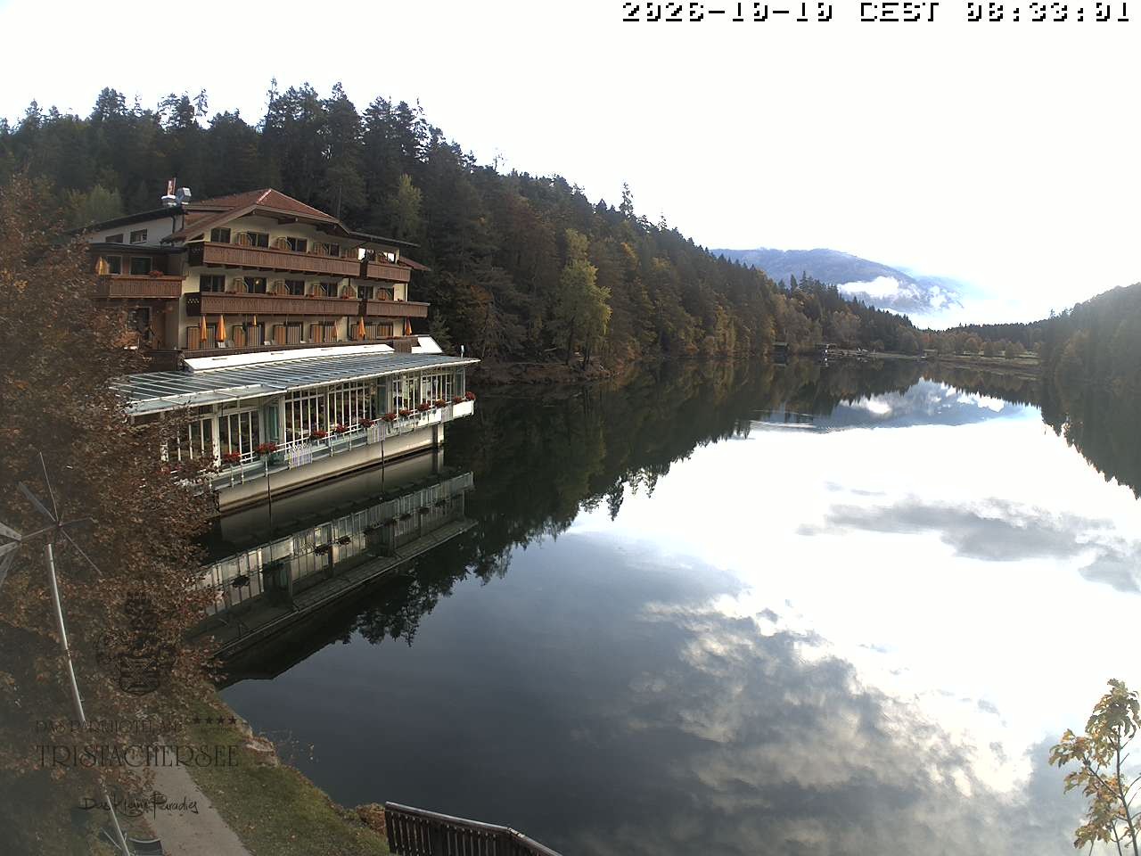 Archiv Foto Webcam Blick über den Tristachersee