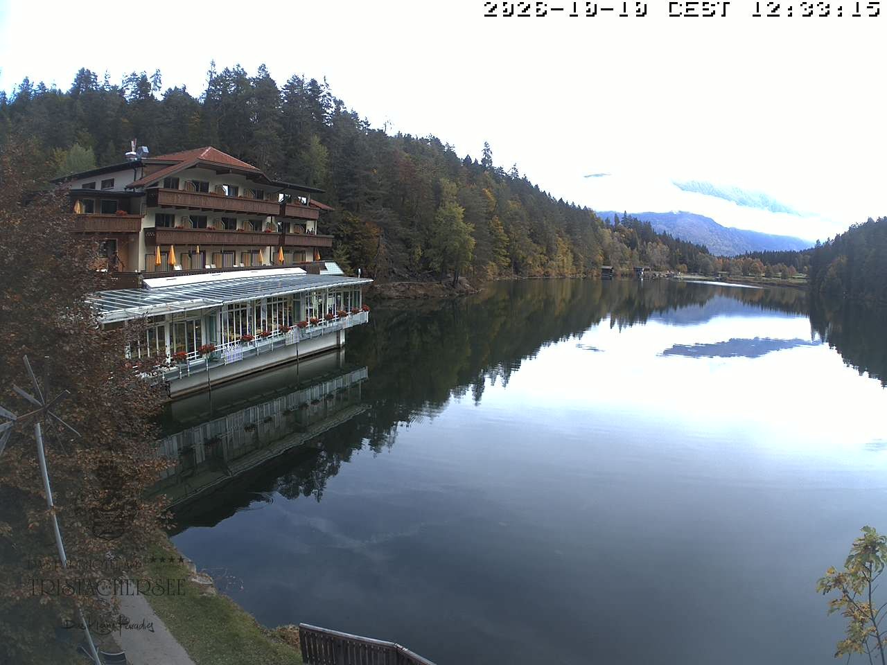 Archiv Foto Webcam Blick über den Tristachersee