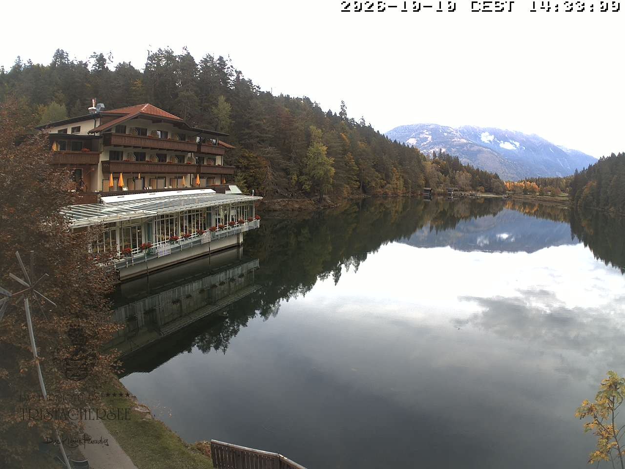 Archiv Foto Webcam Blick über den Tristachersee