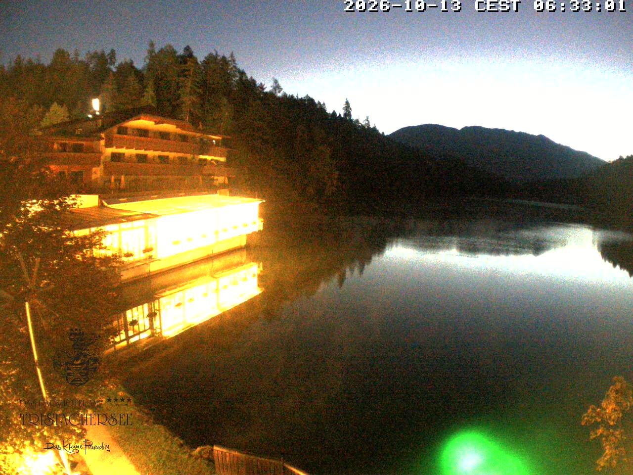 Archiv Foto Webcam Blick über den Tristachersee