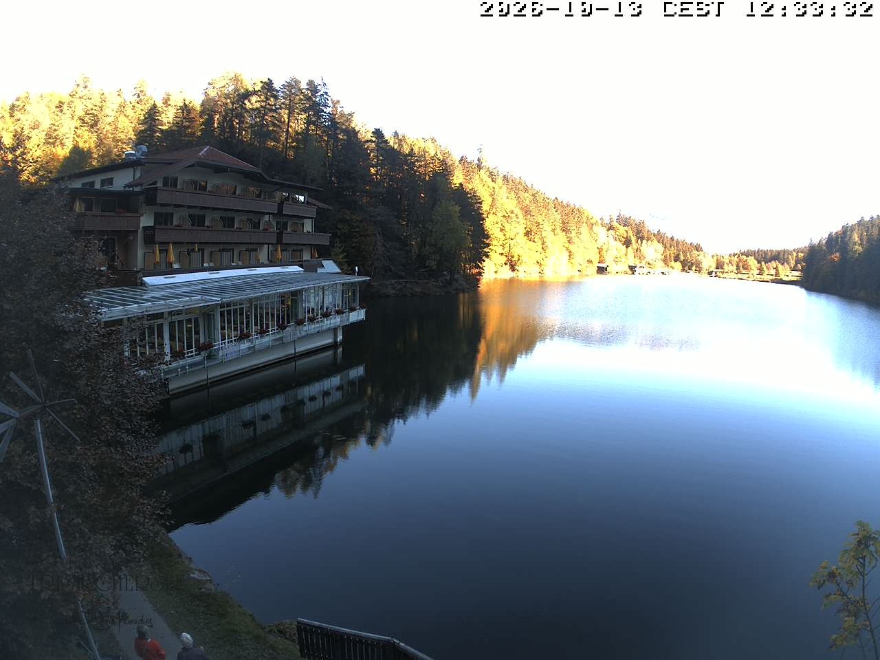 Archiv Foto Webcam Blick über den Tristachersee
