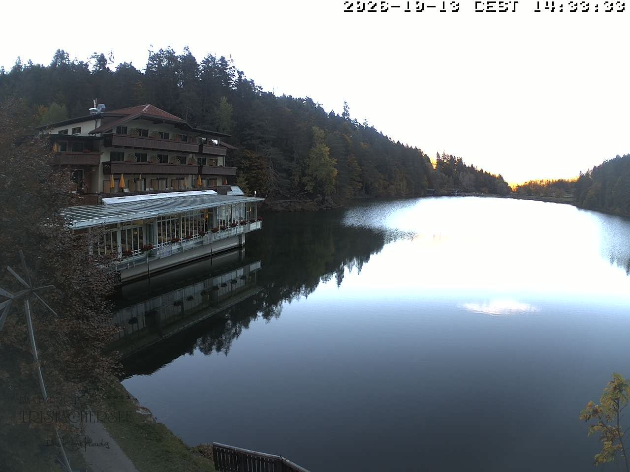 Archiv Foto Webcam Blick über den Tristachersee