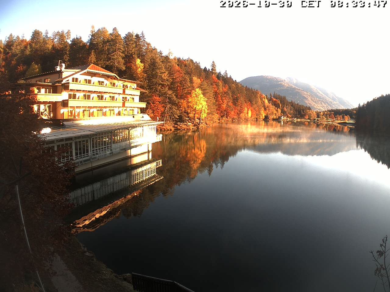 Archiv Foto Webcam Blick über den Tristachersee