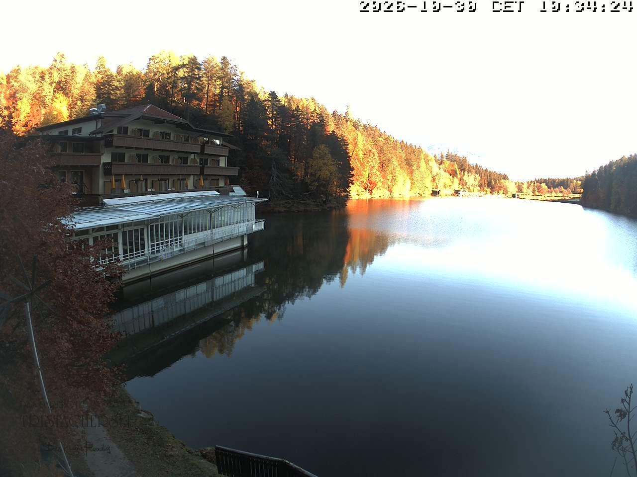 Archiv Foto Webcam Blick über den Tristachersee