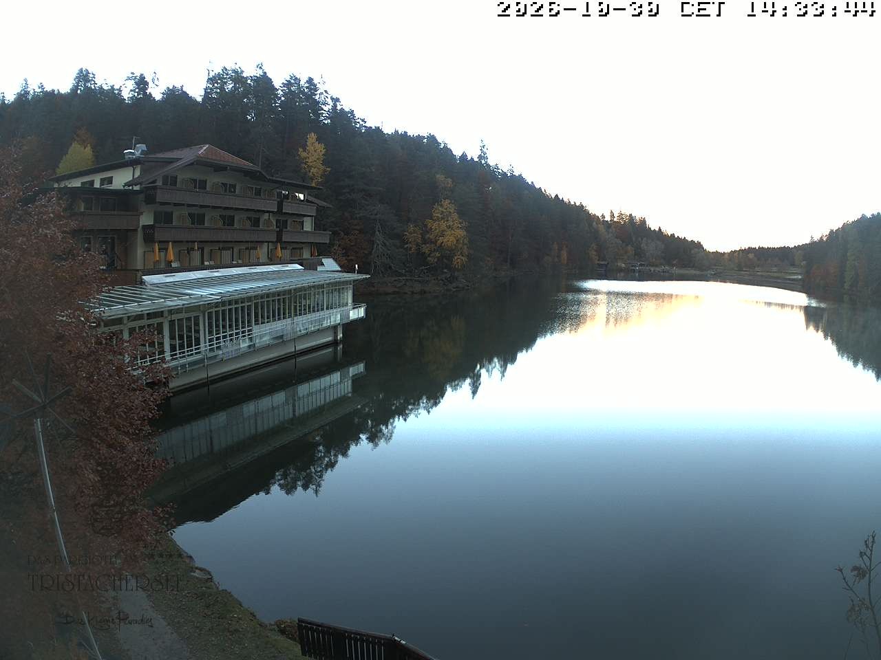 Archiv Foto Webcam Blick über den Tristachersee