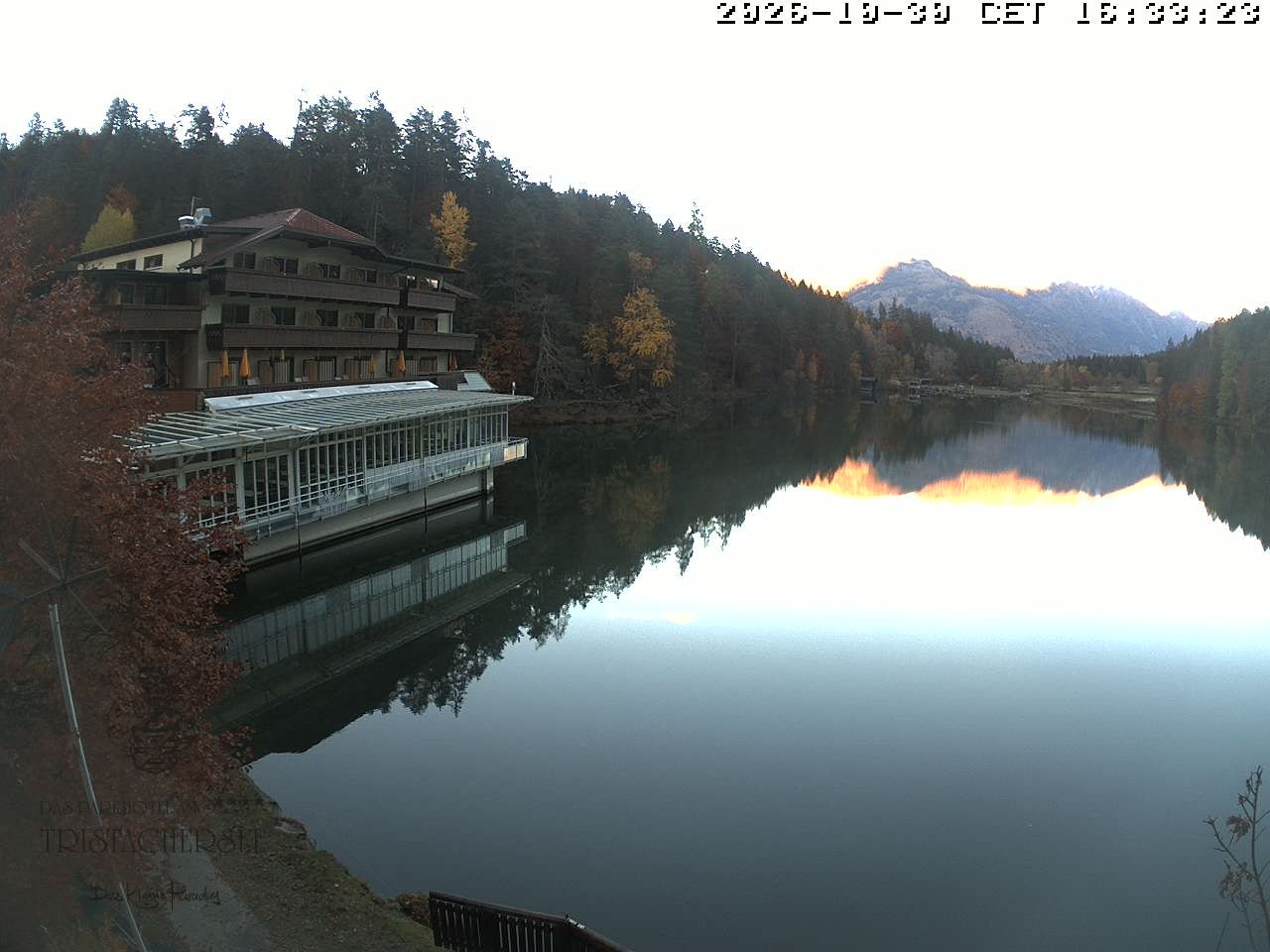 Archiv Foto Webcam Blick über den Tristachersee