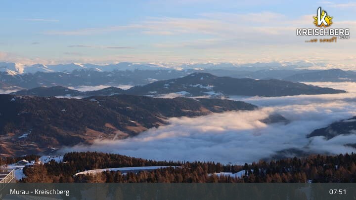 Archiv Foto Webcam Bergstation Orange Sixpack, Kreischberg