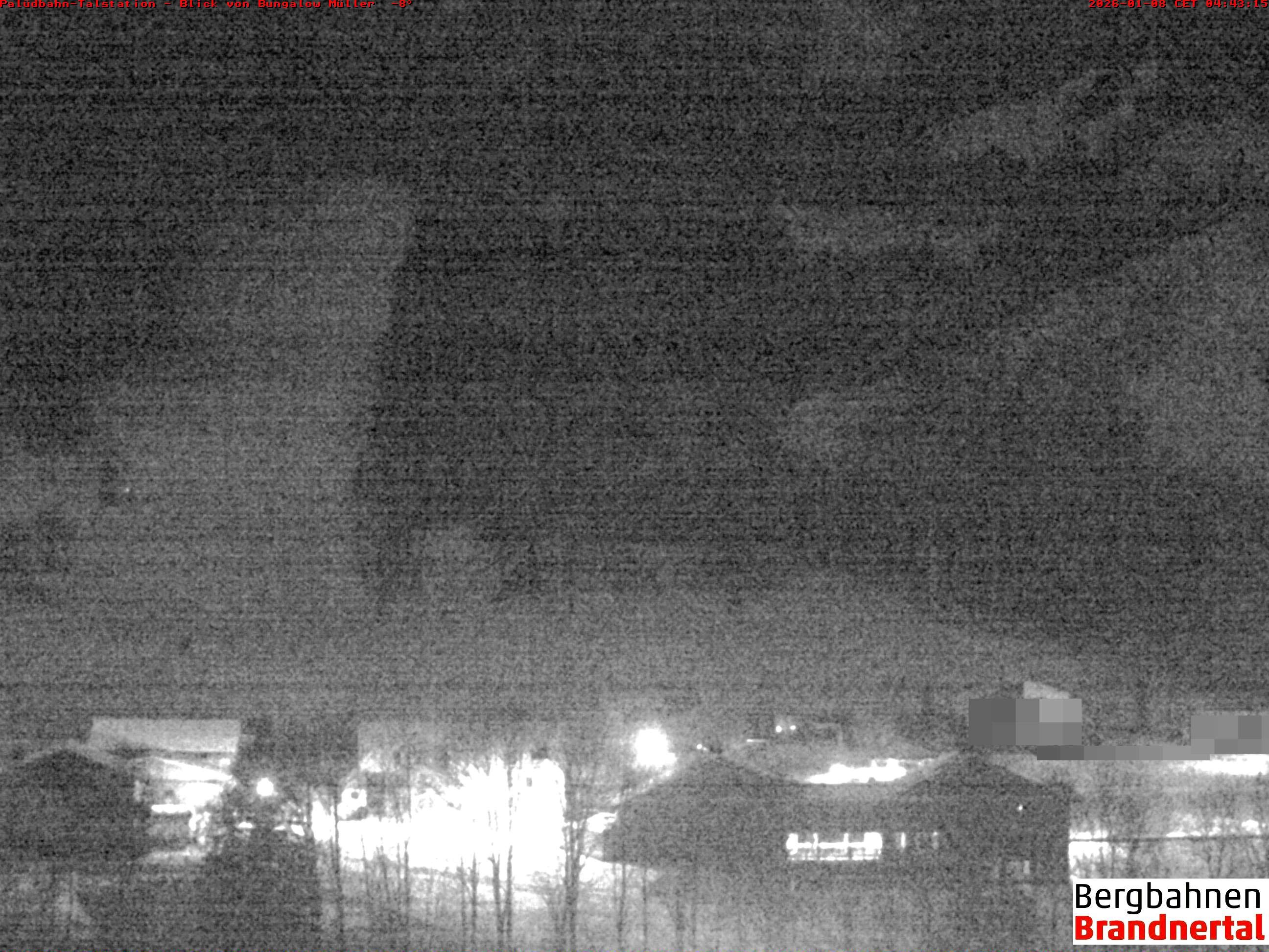 Archived image Webcam base station "Palüdbahn", Brand near Bludenz