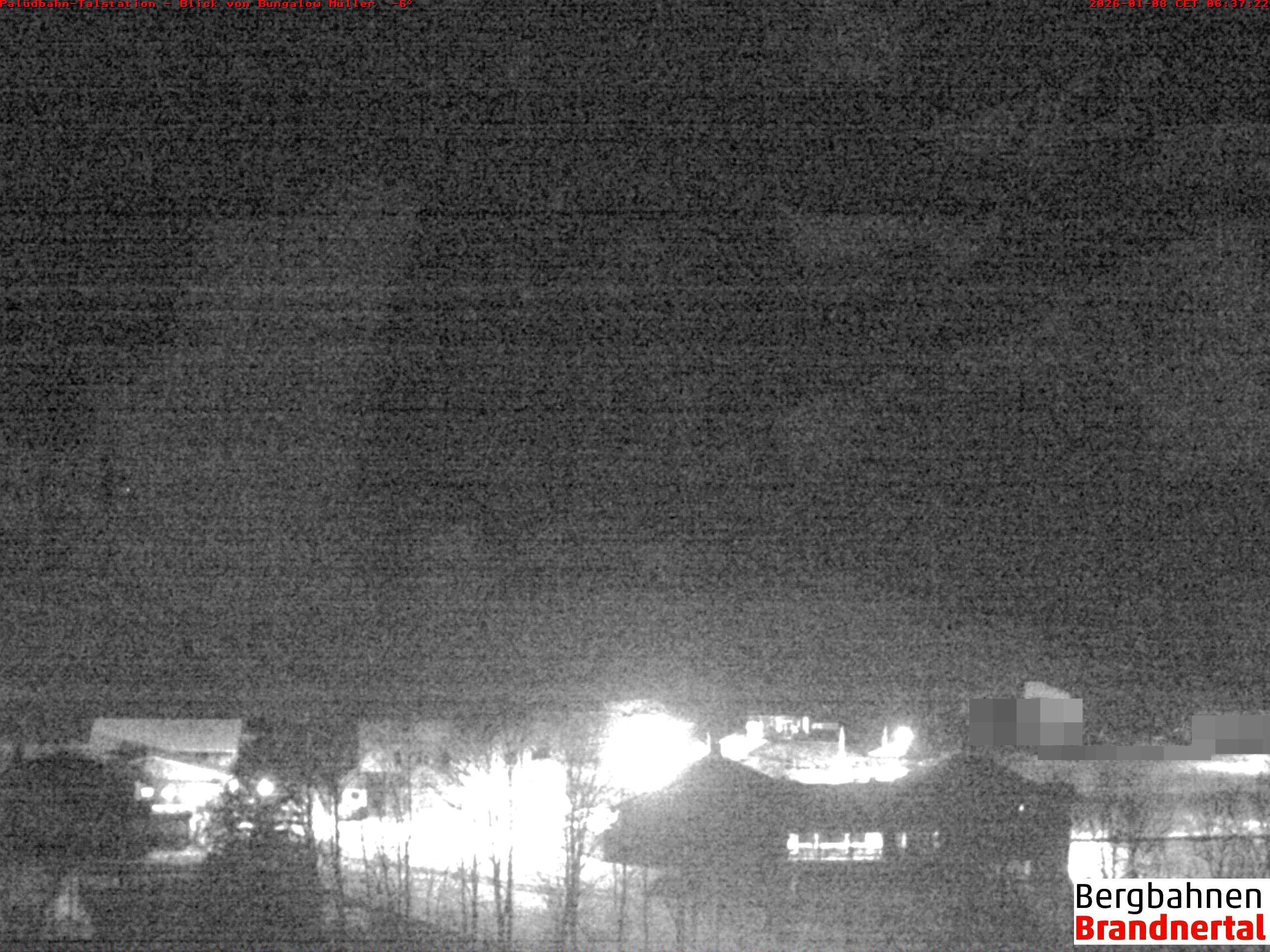 Archived image Webcam base station "Palüdbahn", Brand near Bludenz