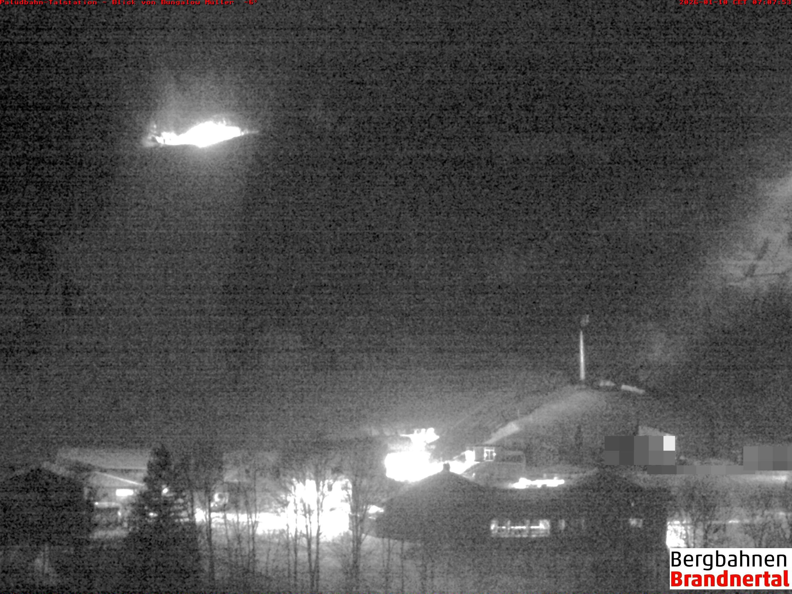 Archiv Foto Webcam Talstation Palüdbahn, Brand bei Bludenz