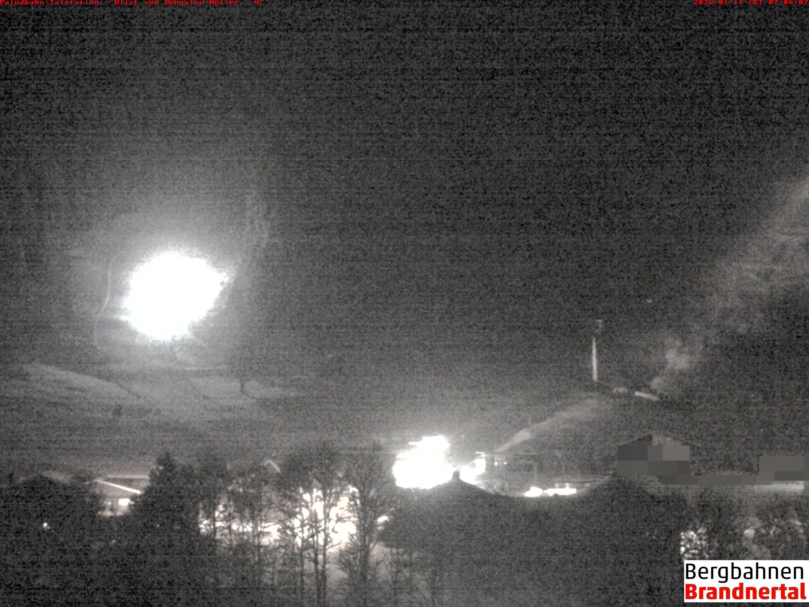 Archiv Foto Webcam Talstation Palüdbahn, Brand bei Bludenz