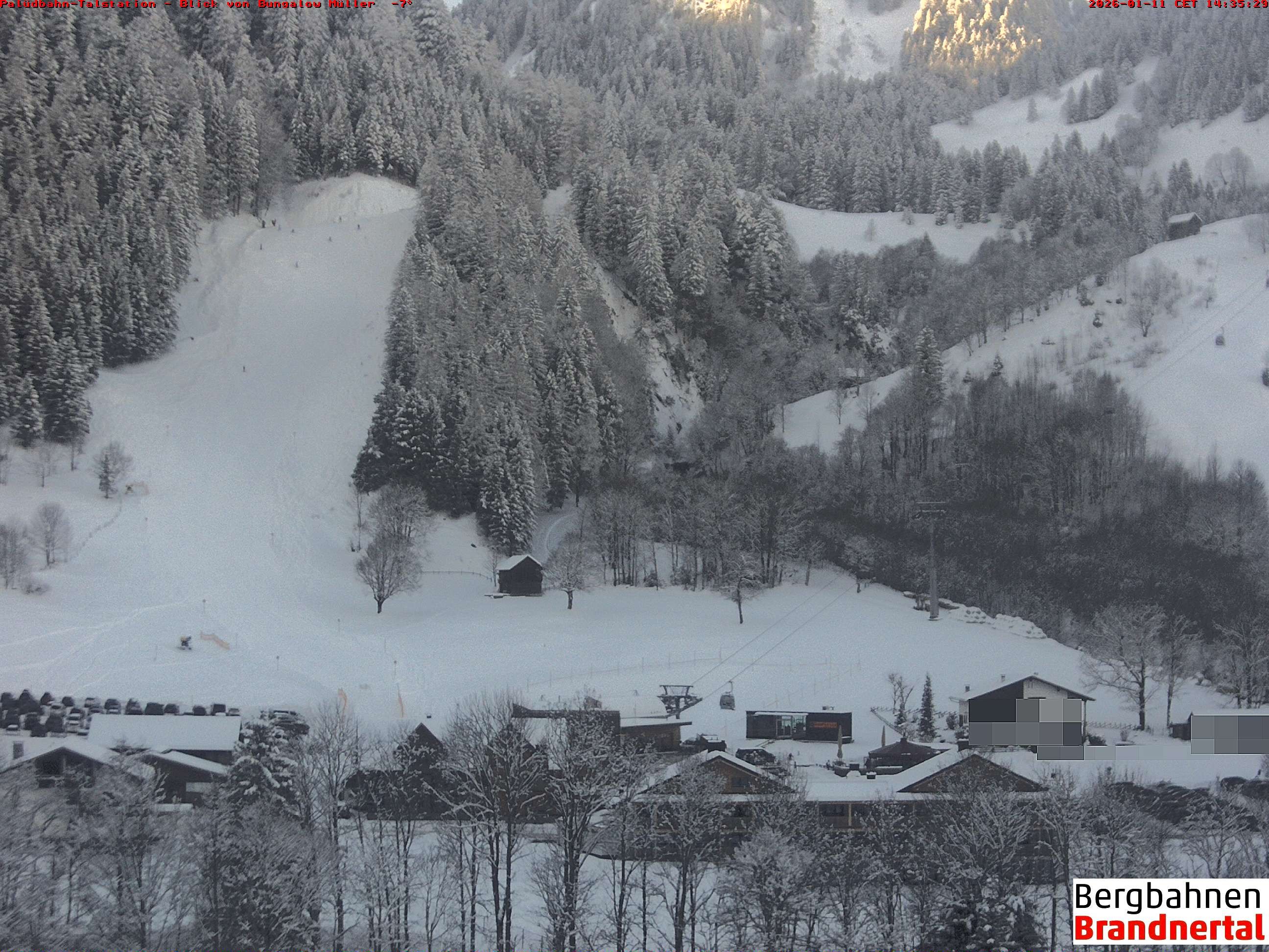 Archiv Foto Webcam Talstation Palüdbahn, Brand bei Bludenz