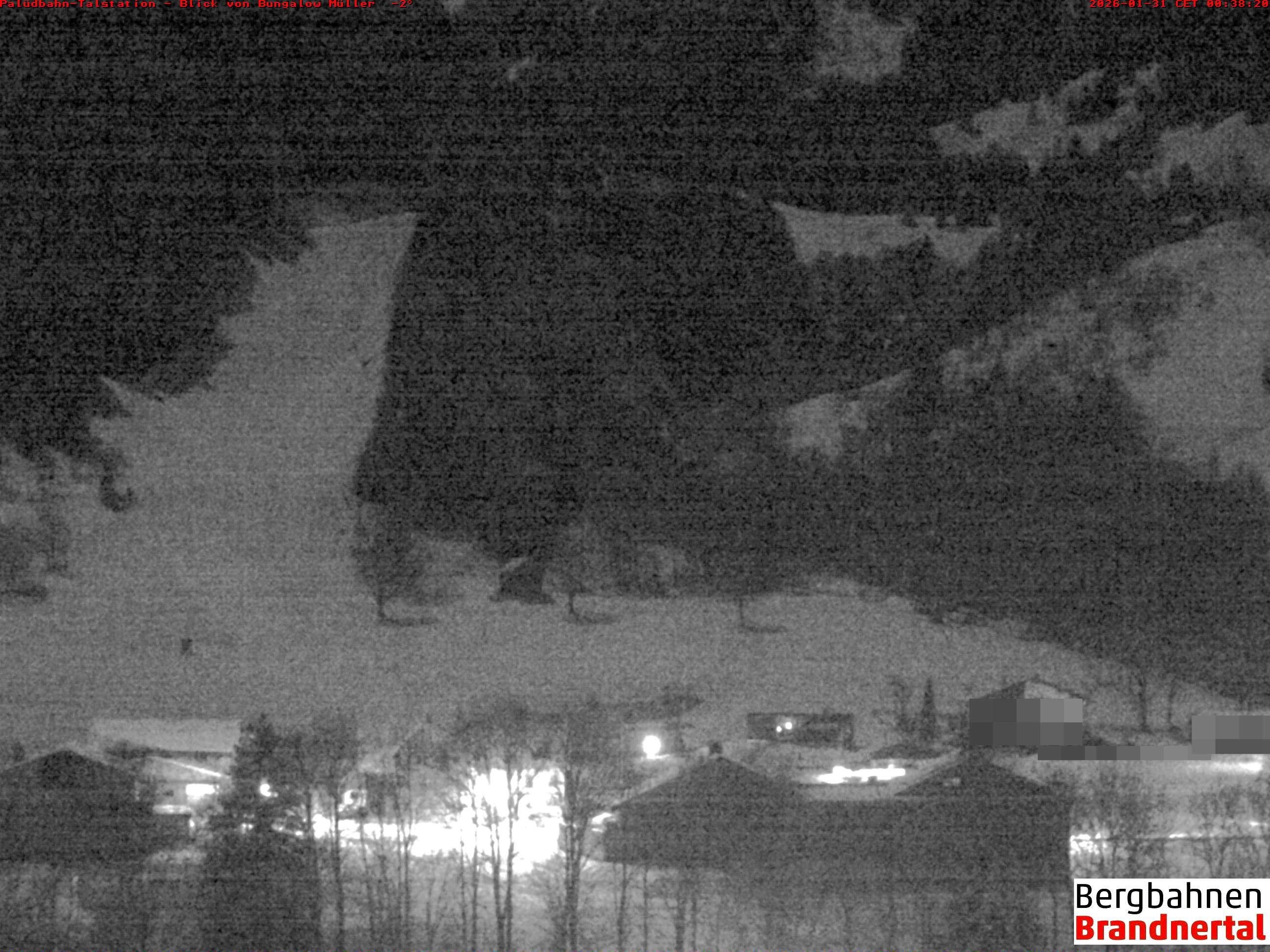 Archived image Webcam base station "Palüdbahn", Brand near Bludenz