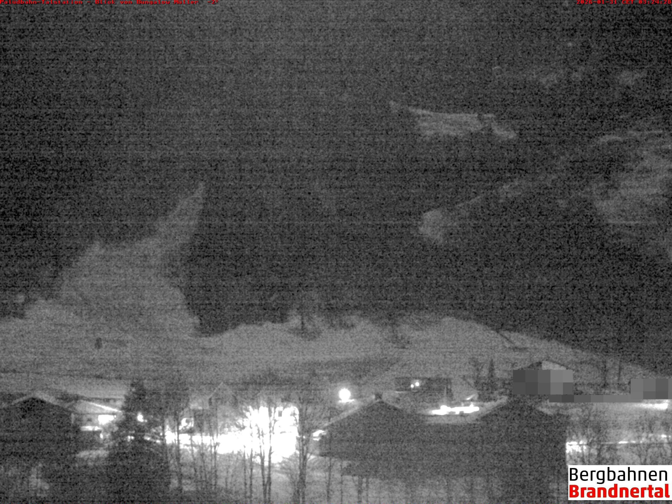 Archived image Webcam base station "Palüdbahn", Brand near Bludenz