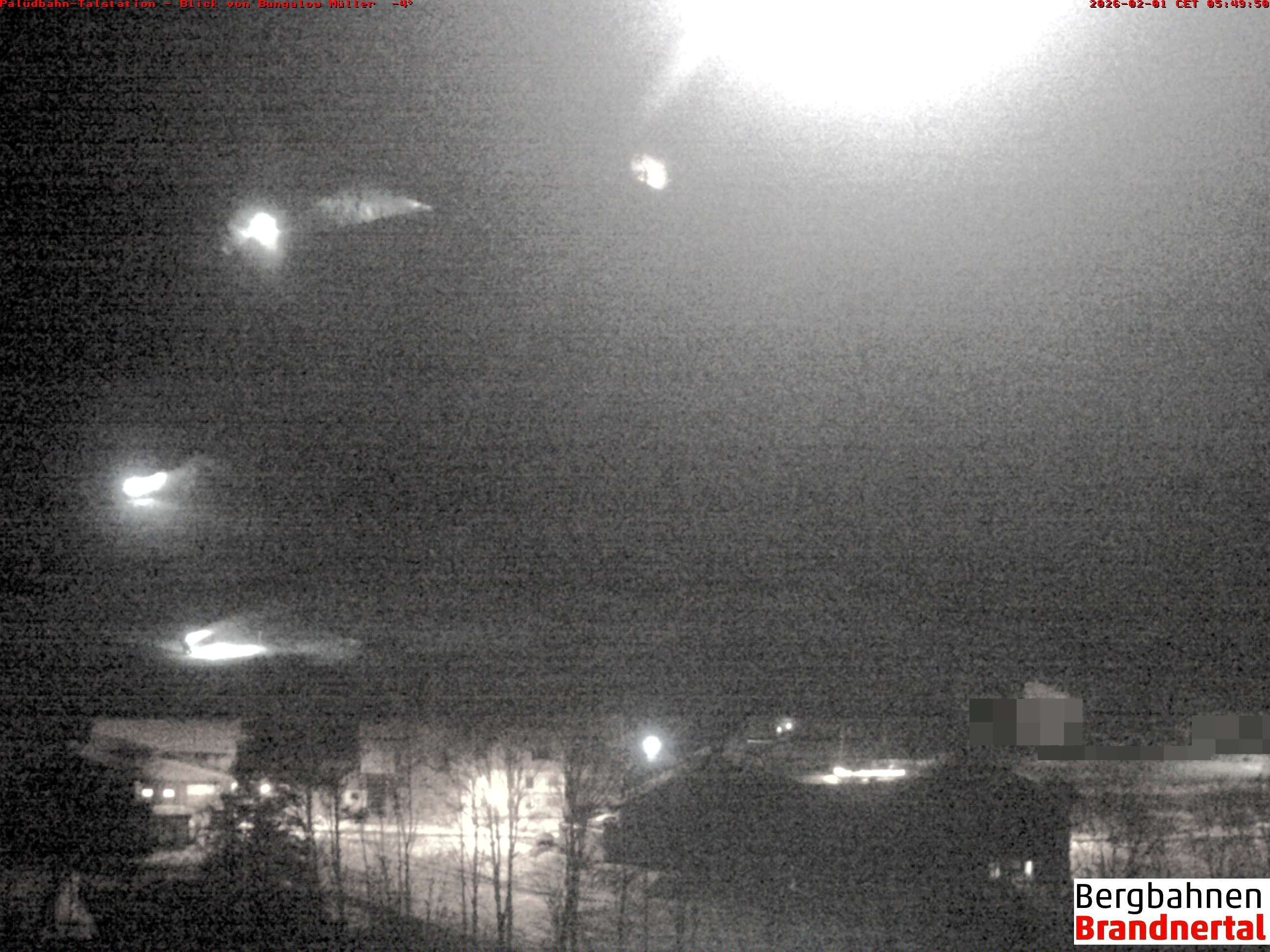 Archiv Foto Webcam Talstation Palüdbahn, Brand bei Bludenz