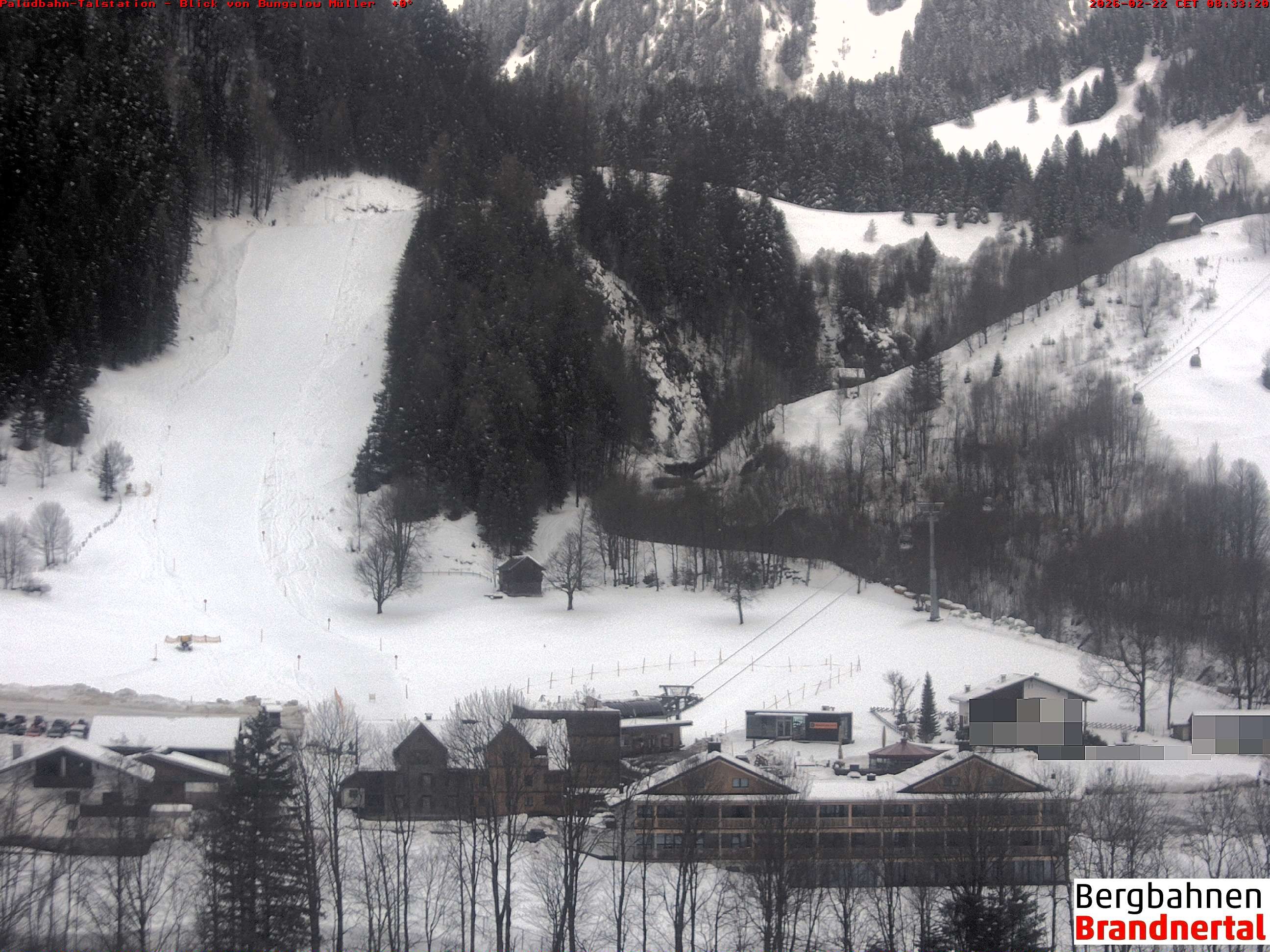 Archiv Foto Webcam Talstation Palüdbahn, Brand bei Bludenz