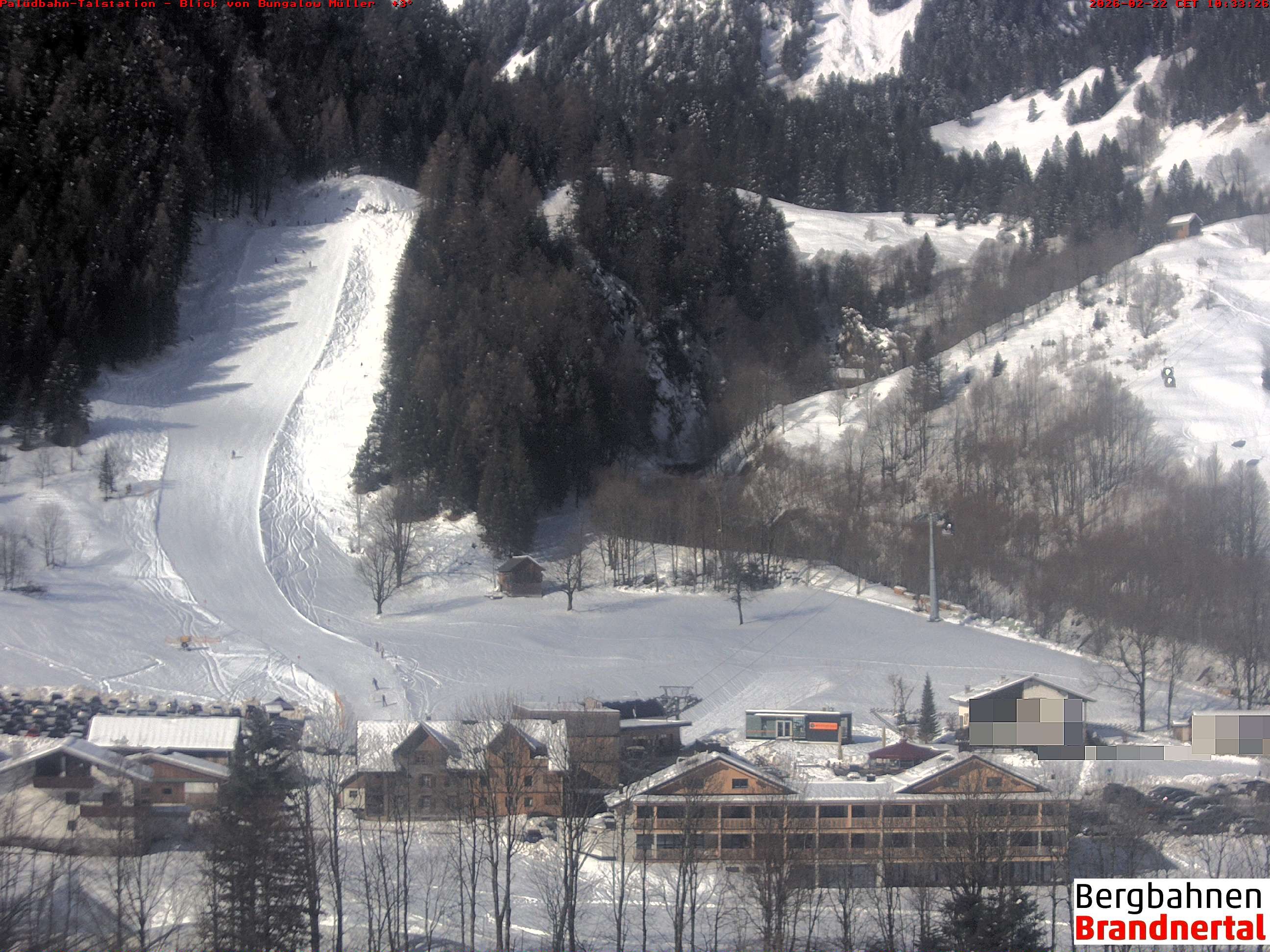 Archiv Foto Webcam Talstation Palüdbahn, Brand bei Bludenz