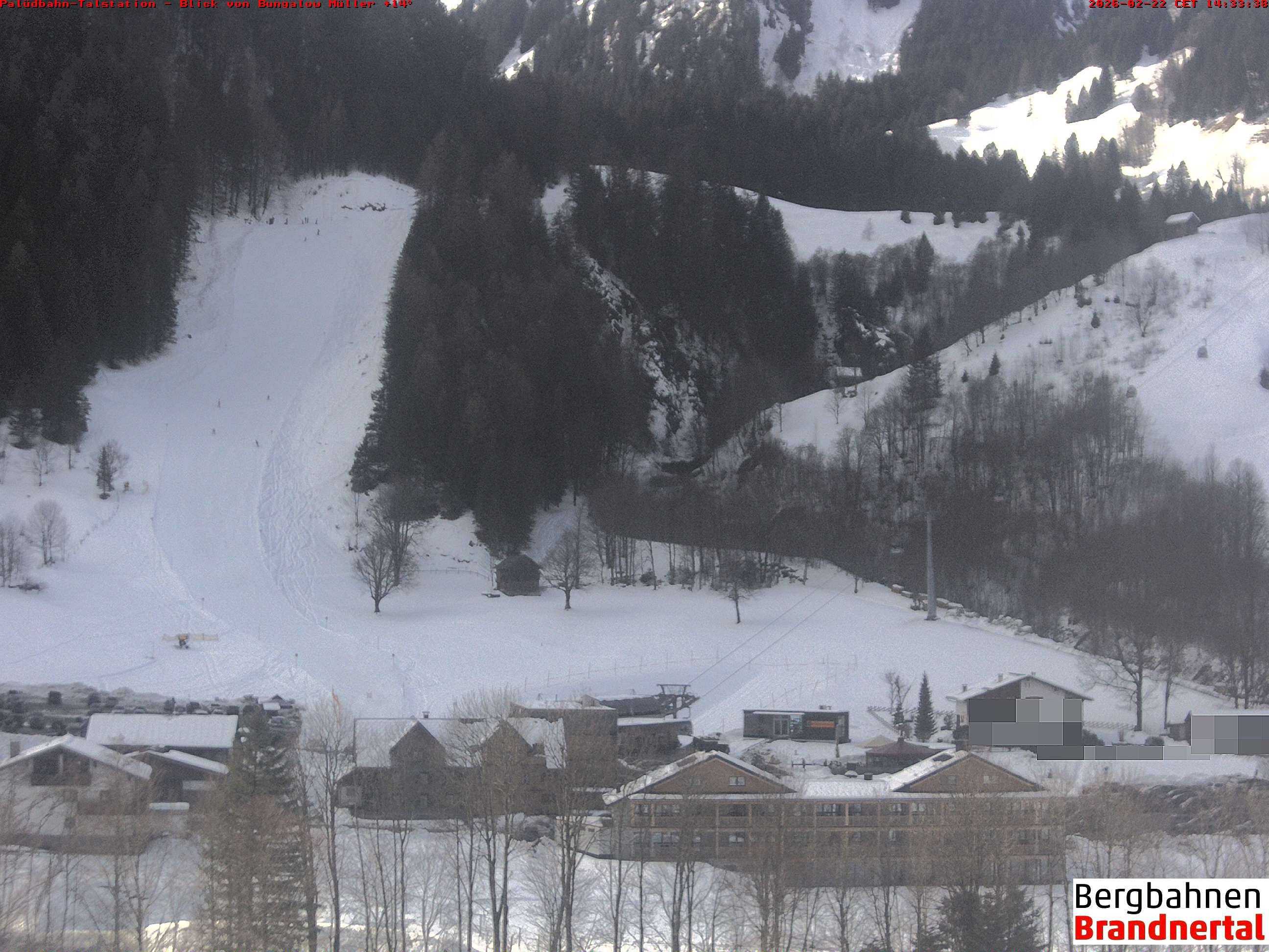 Archiv Foto Webcam Talstation Palüdbahn, Brand bei Bludenz