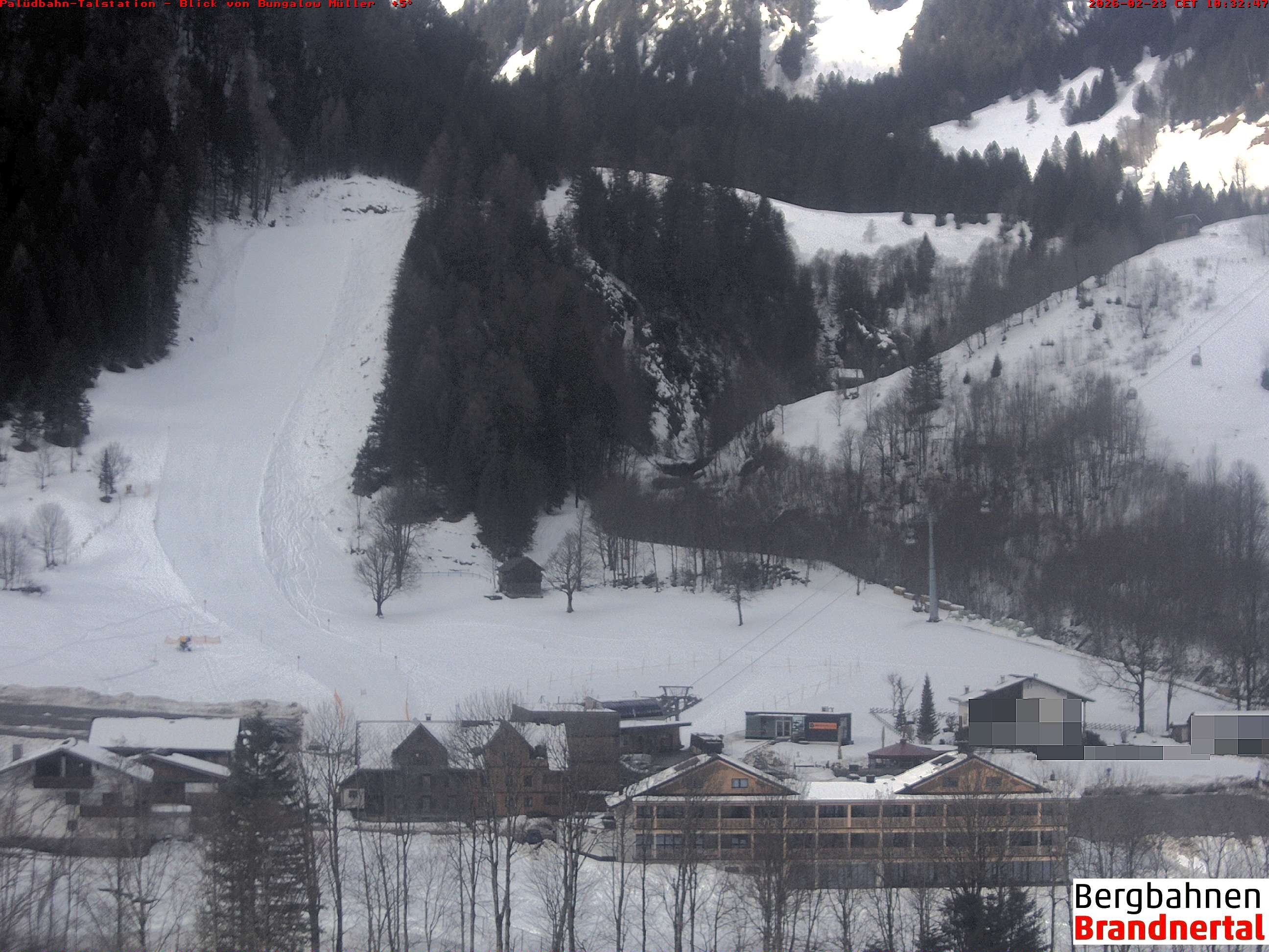 Archiv Foto Webcam Talstation Palüdbahn, Brand bei Bludenz