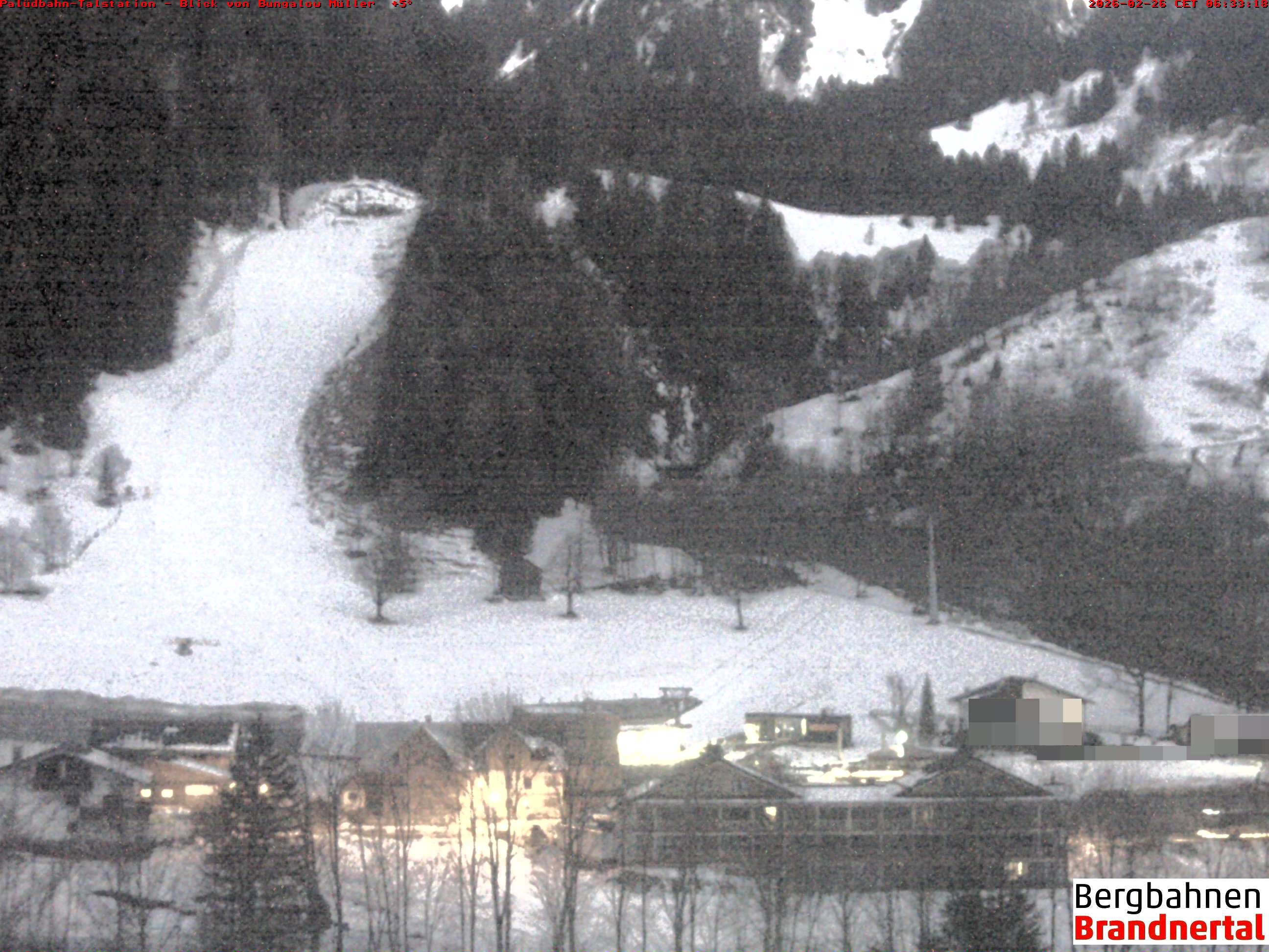 Archiv Foto Webcam Talstation Palüdbahn, Brand bei Bludenz