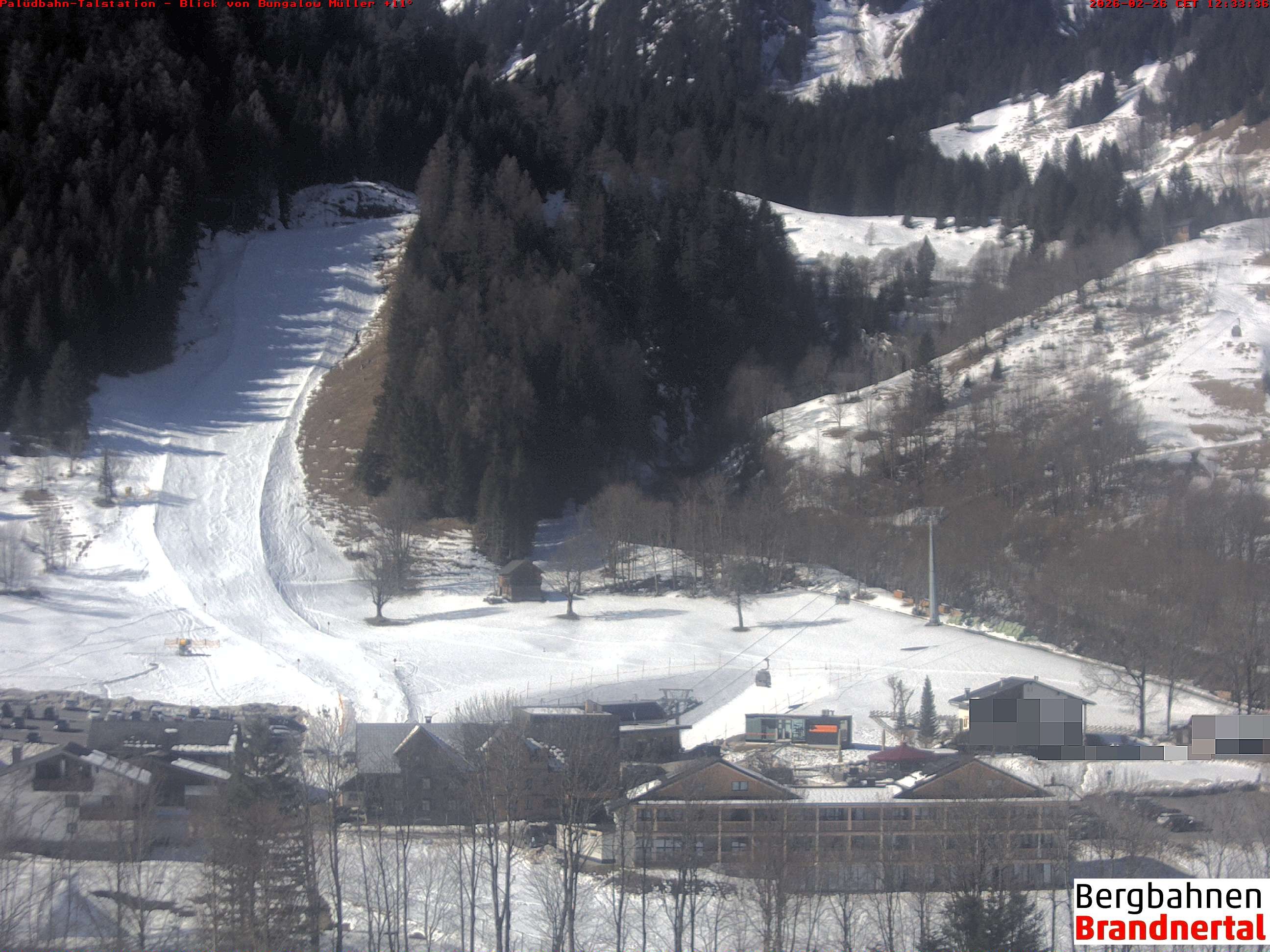 Archiv Foto Webcam Talstation Palüdbahn, Brand bei Bludenz