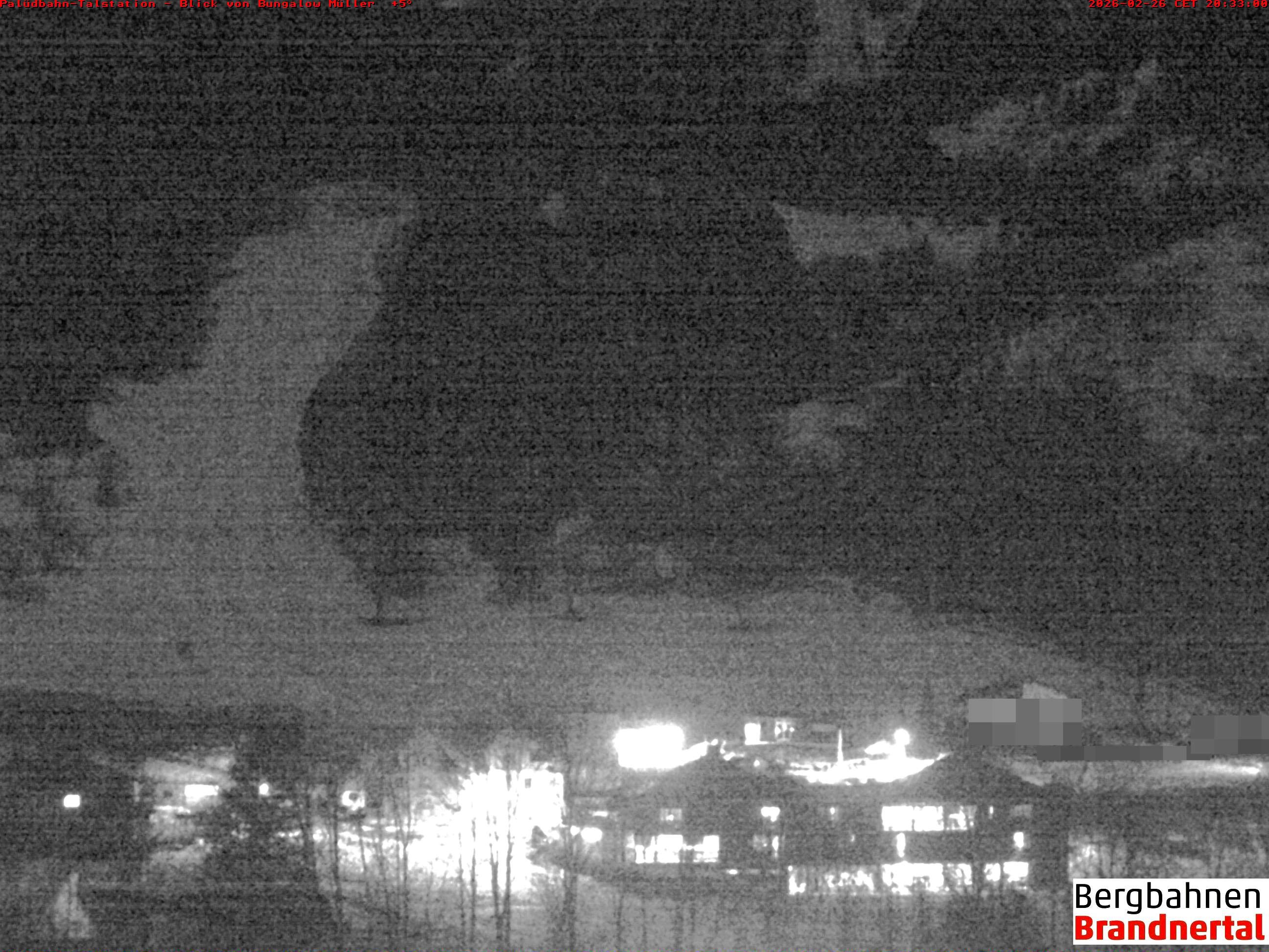 Archived image Webcam base station "Palüdbahn", Brand near Bludenz