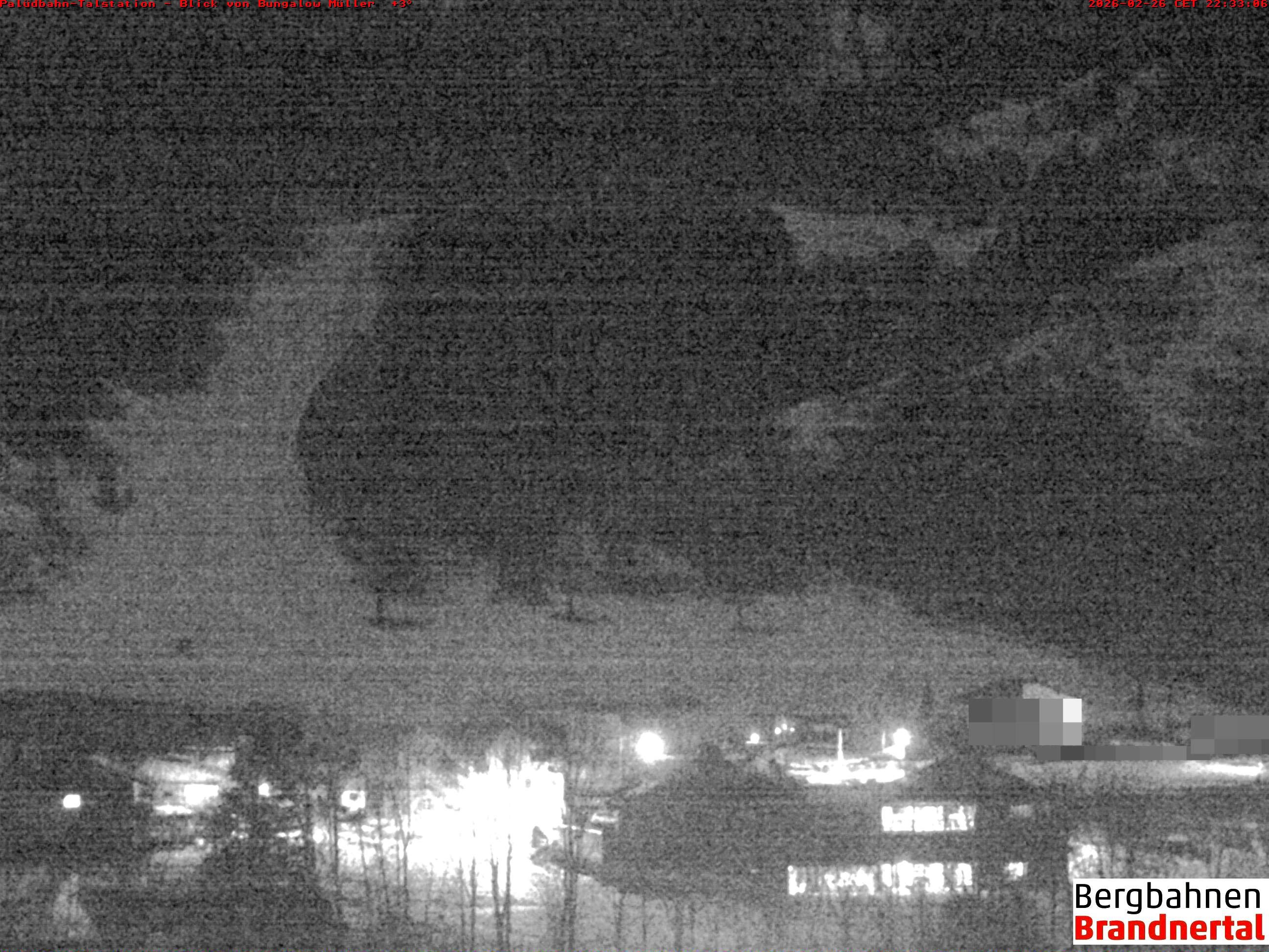 Archived image Webcam base station "Palüdbahn", Brand near Bludenz