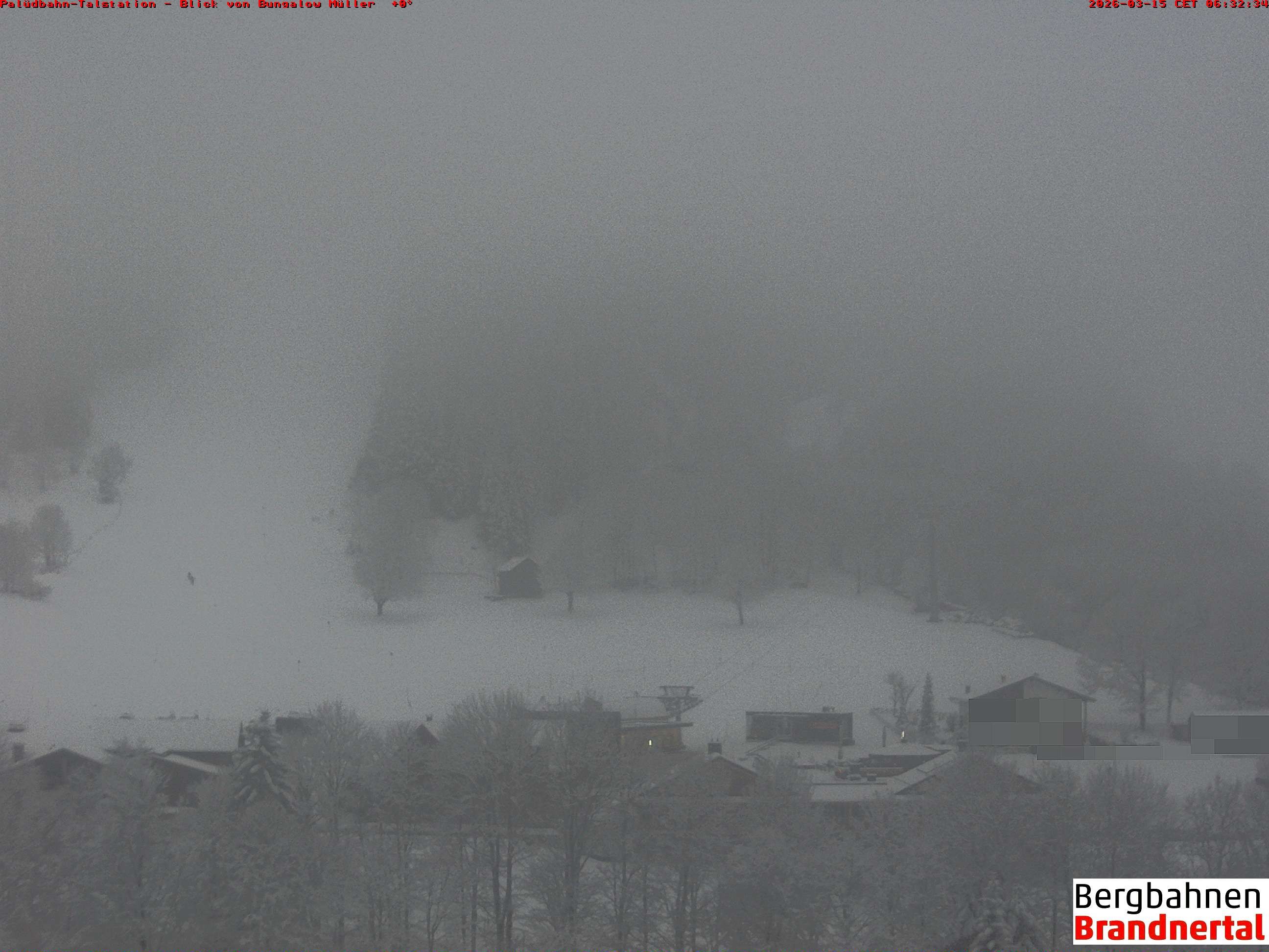 Archiv Foto Webcam Talstation Palüdbahn, Brand bei Bludenz