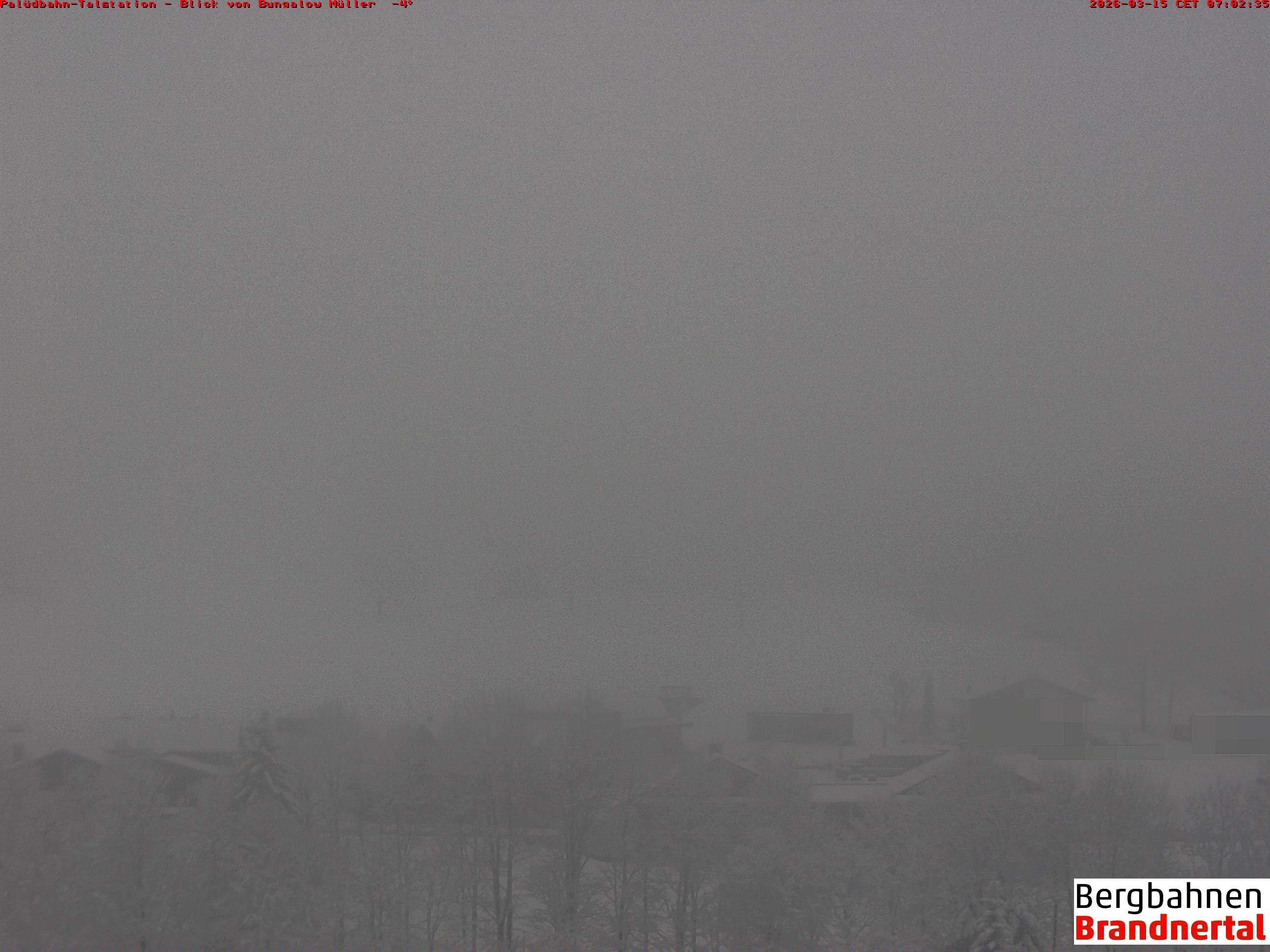 Archiv Foto Webcam Talstation Palüdbahn, Brand bei Bludenz