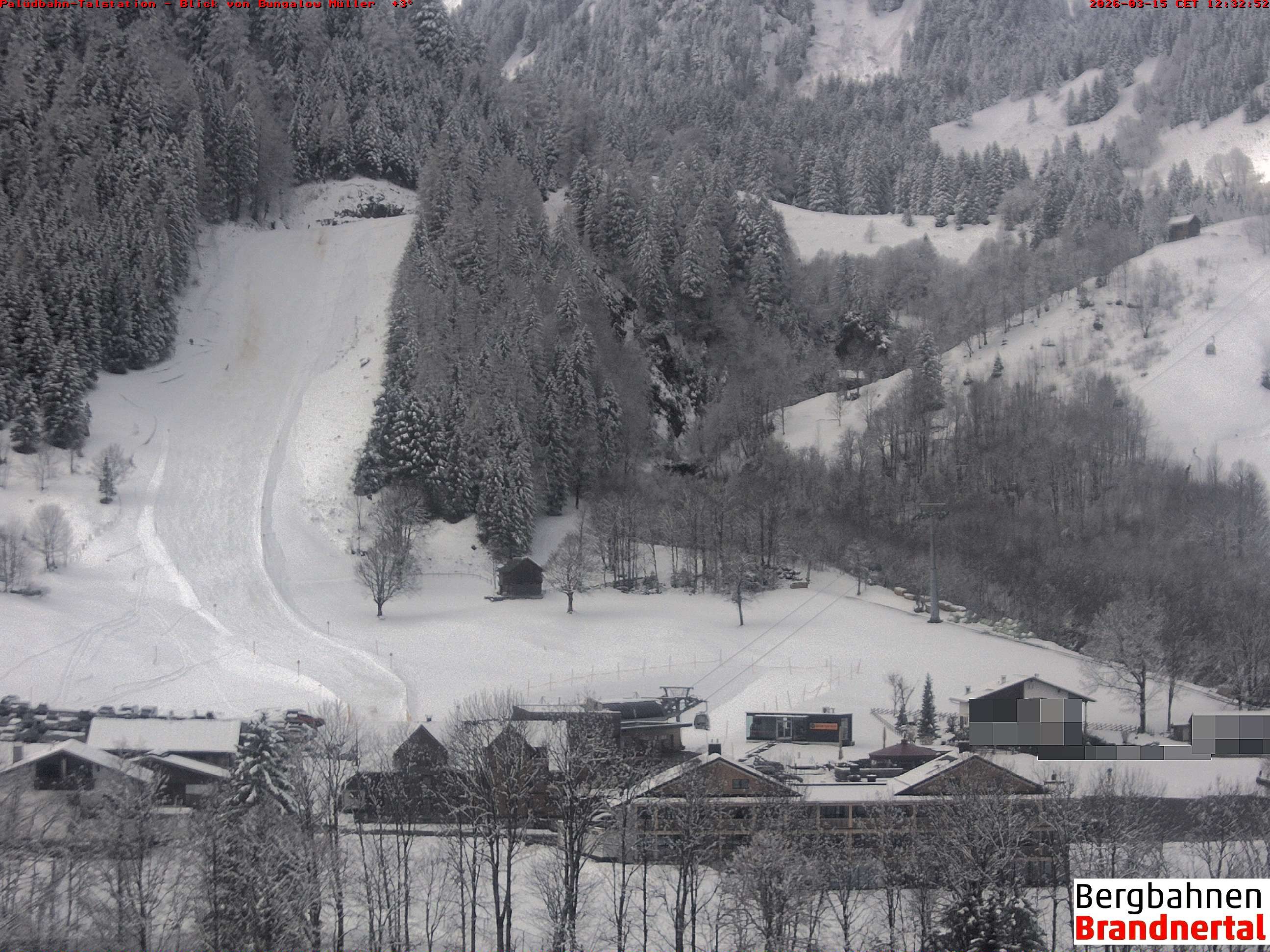 Archiv Foto Webcam Talstation Palüdbahn, Brand bei Bludenz