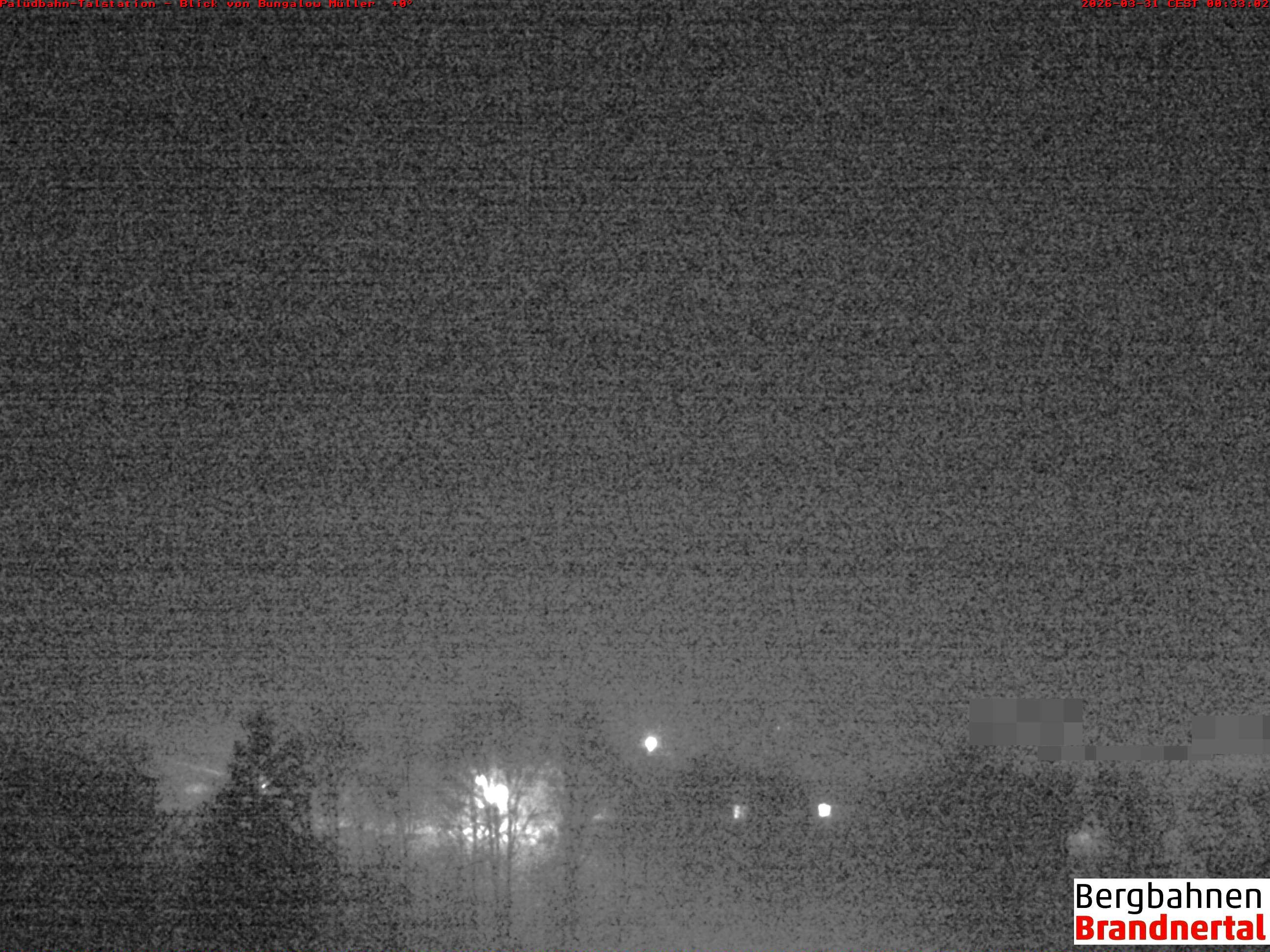 Archived image Webcam base station "Palüdbahn", Brand near Bludenz