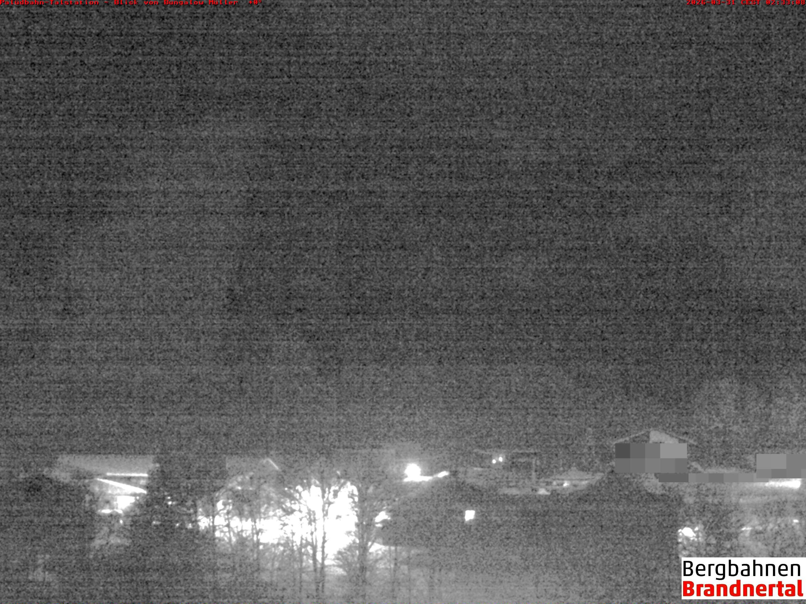 Archived image Webcam base station "Palüdbahn", Brand near Bludenz