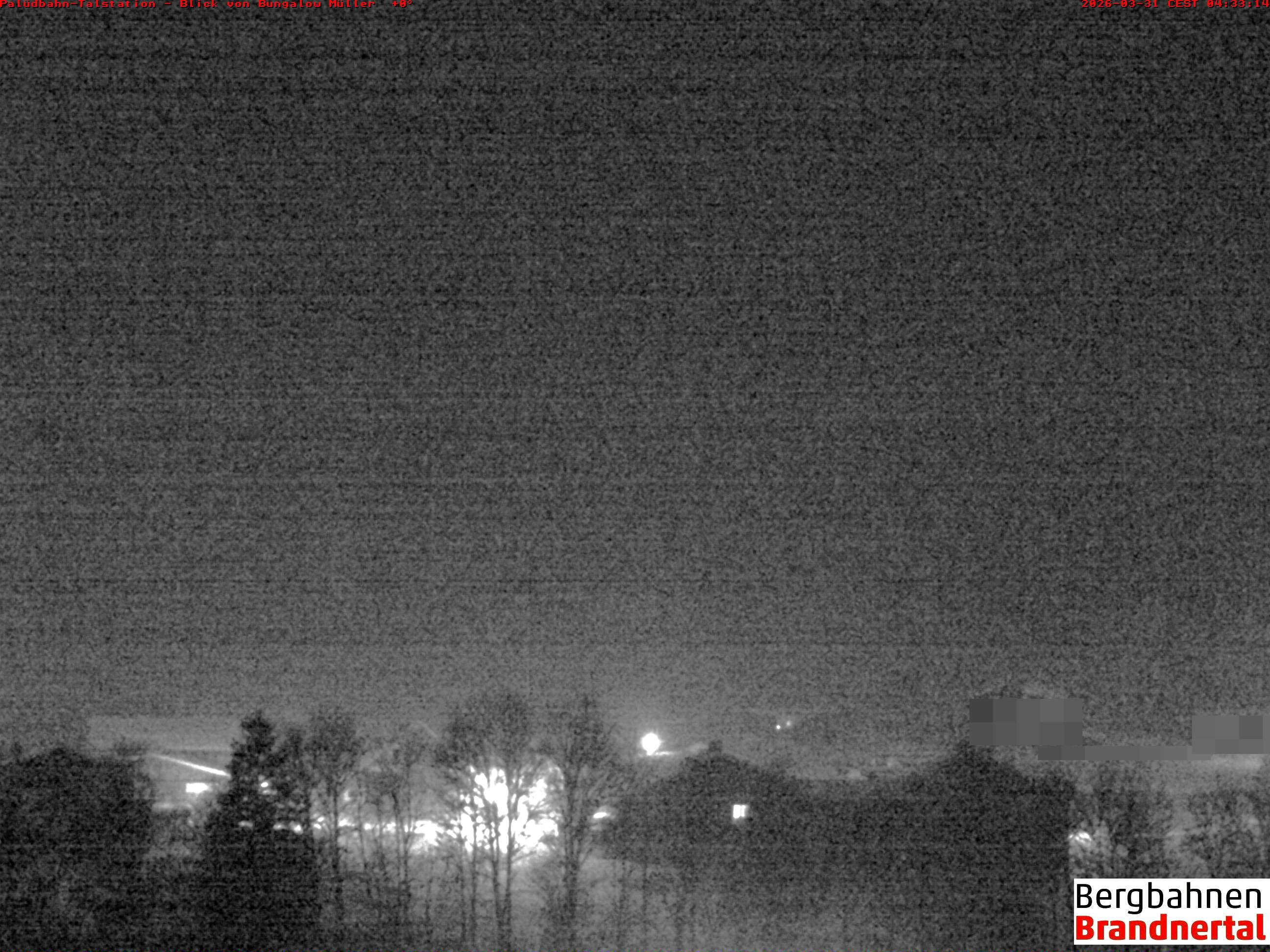 Archived image Webcam base station "Palüdbahn", Brand near Bludenz