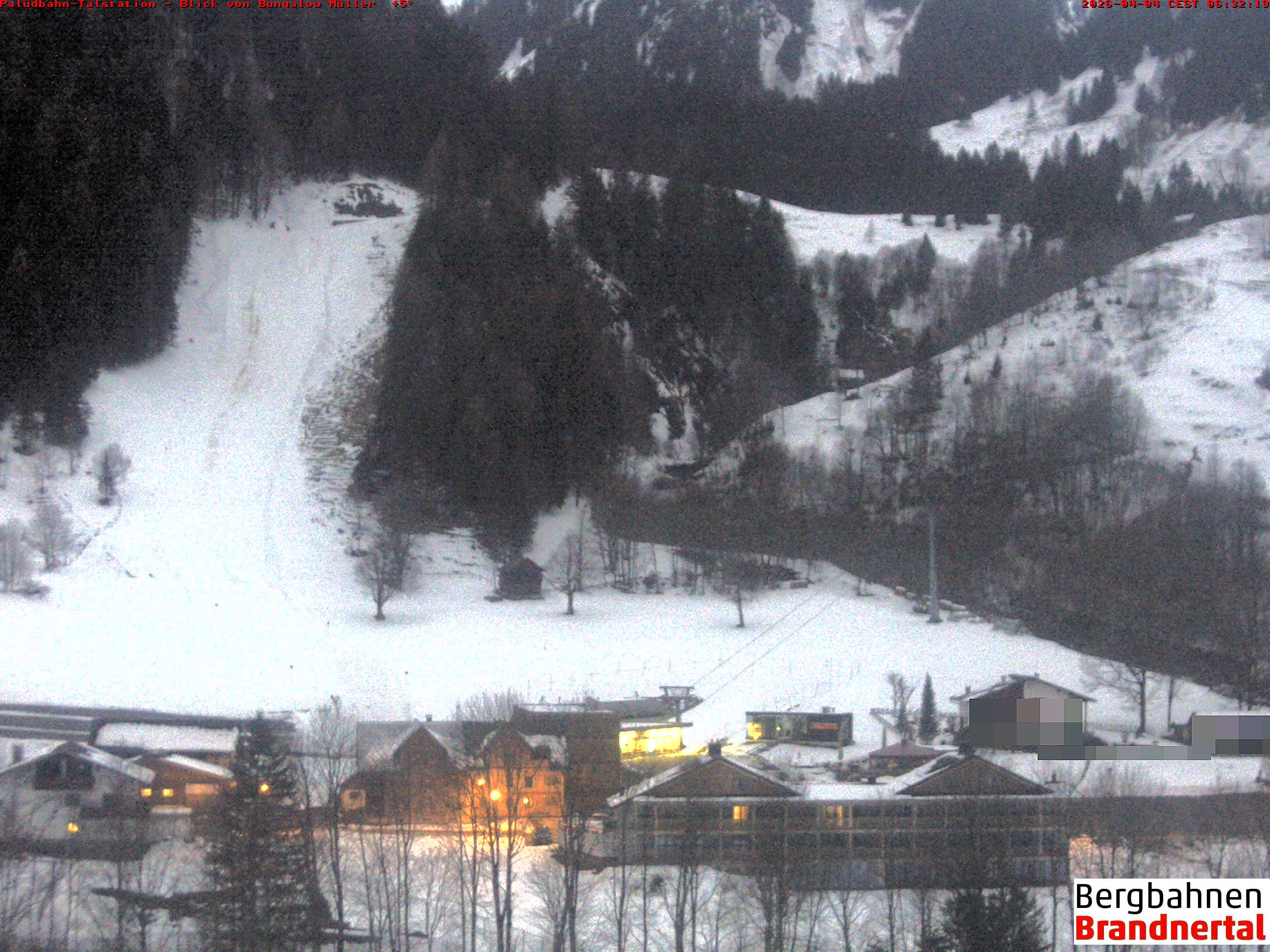 Archiv Foto Webcam Talstation Palüdbahn, Brand bei Bludenz