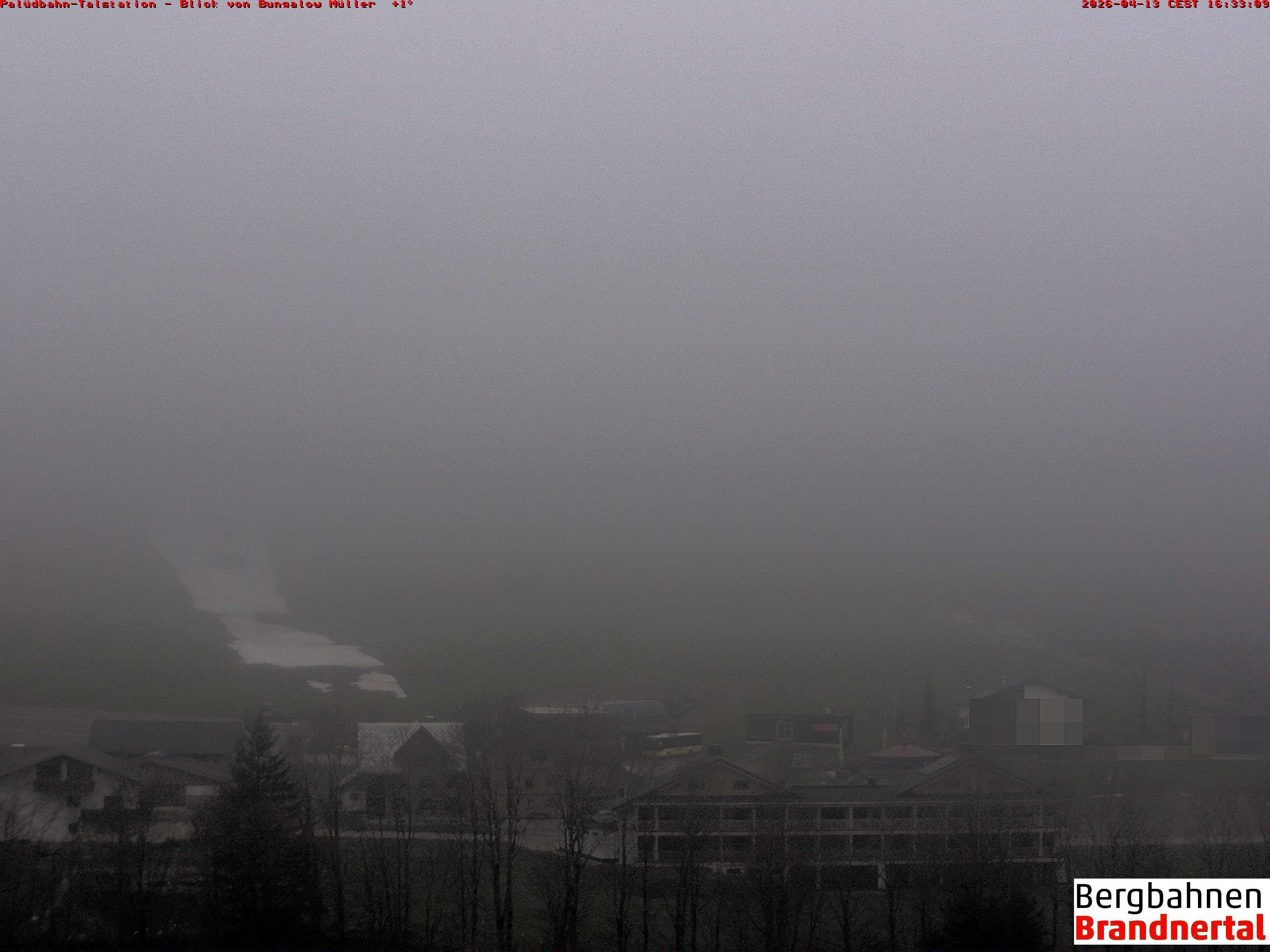 Archiv Foto Webcam Talstation Palüdbahn, Brand bei Bludenz