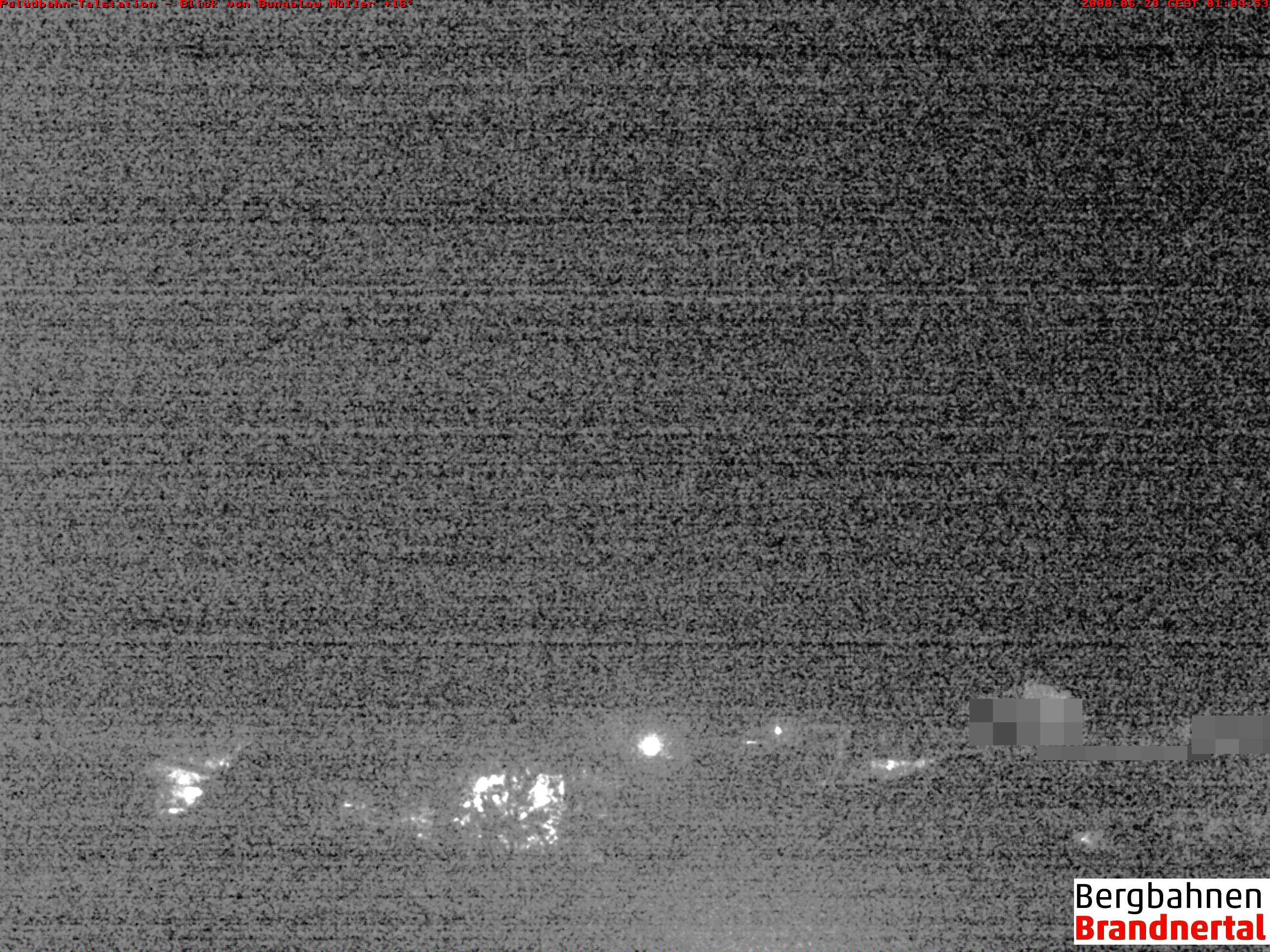 Archived image Webcam base station "Palüdbahn", Brand near Bludenz