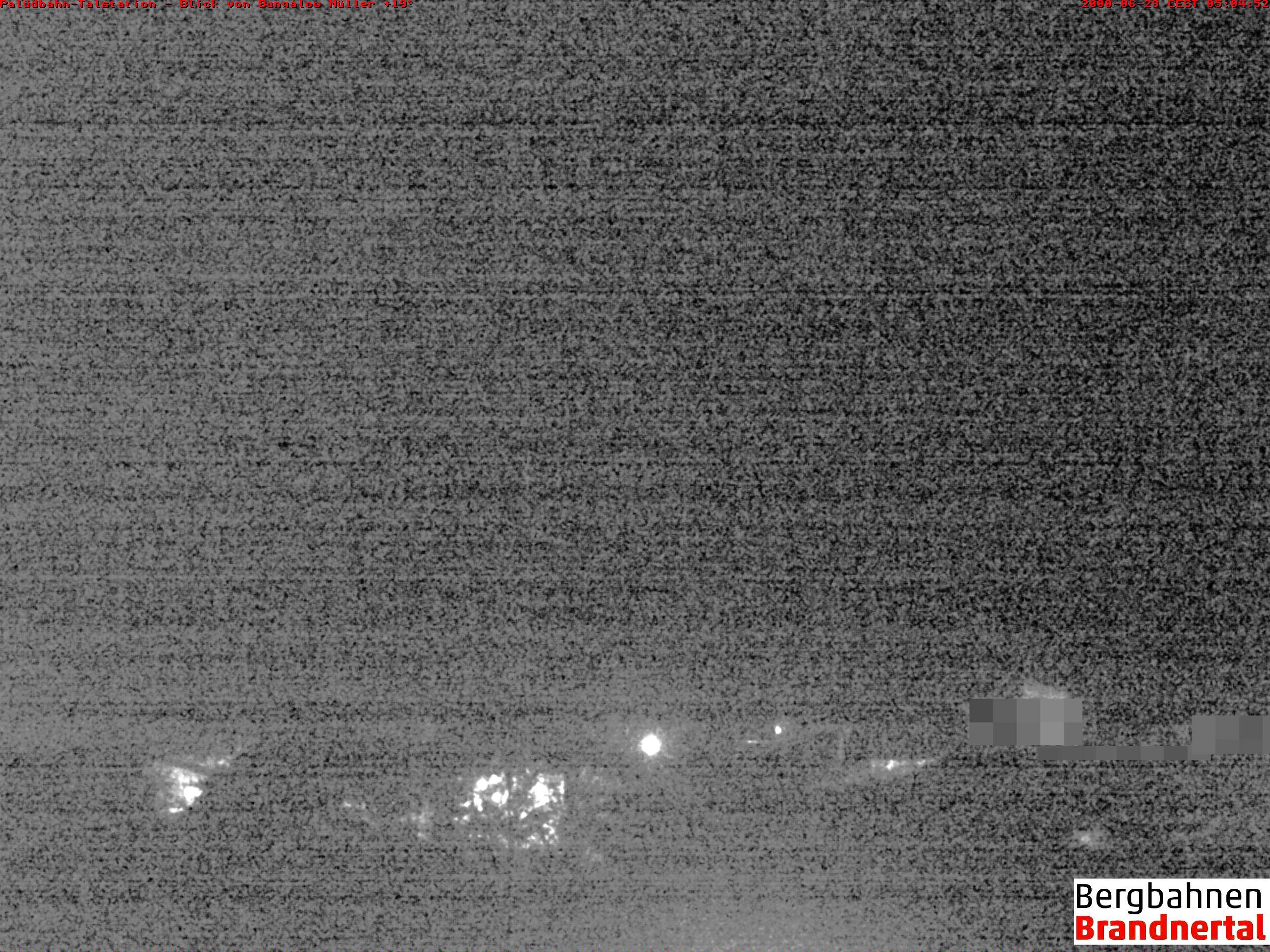 Archived image Webcam base station "Palüdbahn", Brand near Bludenz