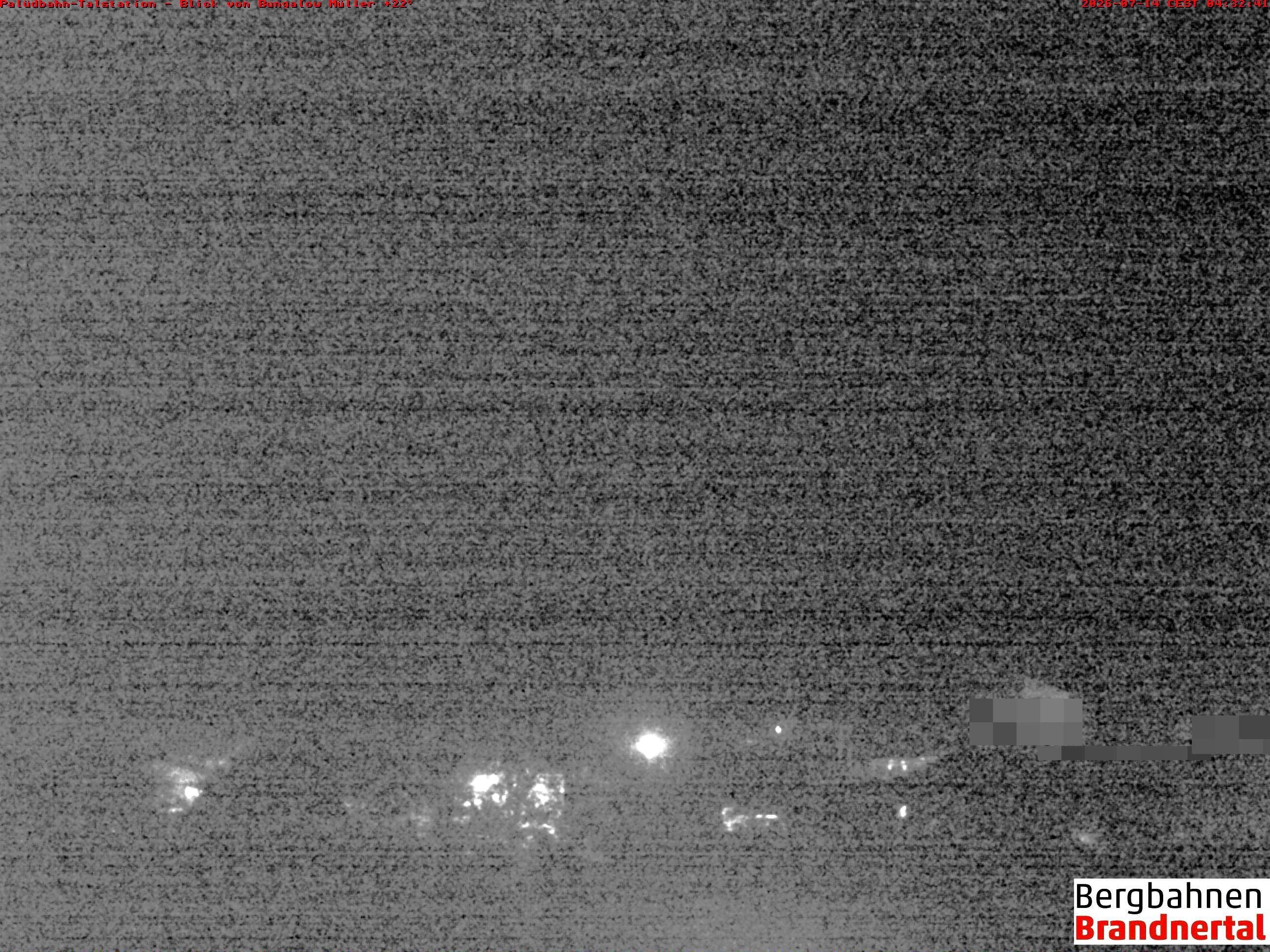 Archiv Foto Webcam Talstation Palüdbahn, Brand bei Bludenz